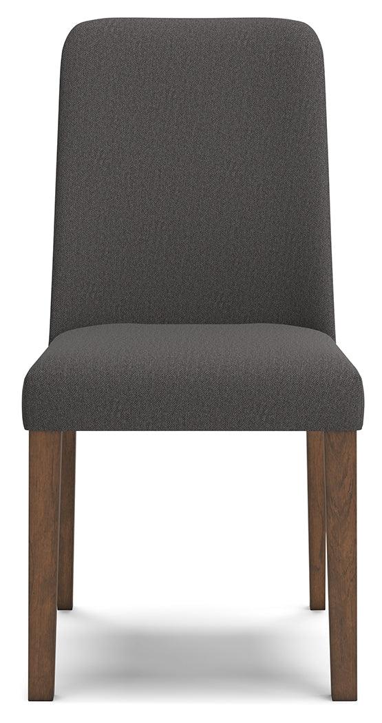 Lyncott Charcoal/Brown Dining Chair, Set of 2 - Image 4