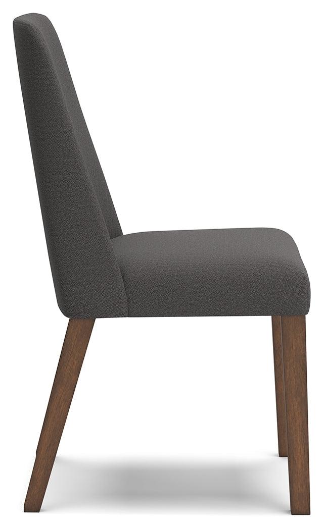 Lyncott Charcoal/Brown Dining Chair, Set of 2 - Image 6