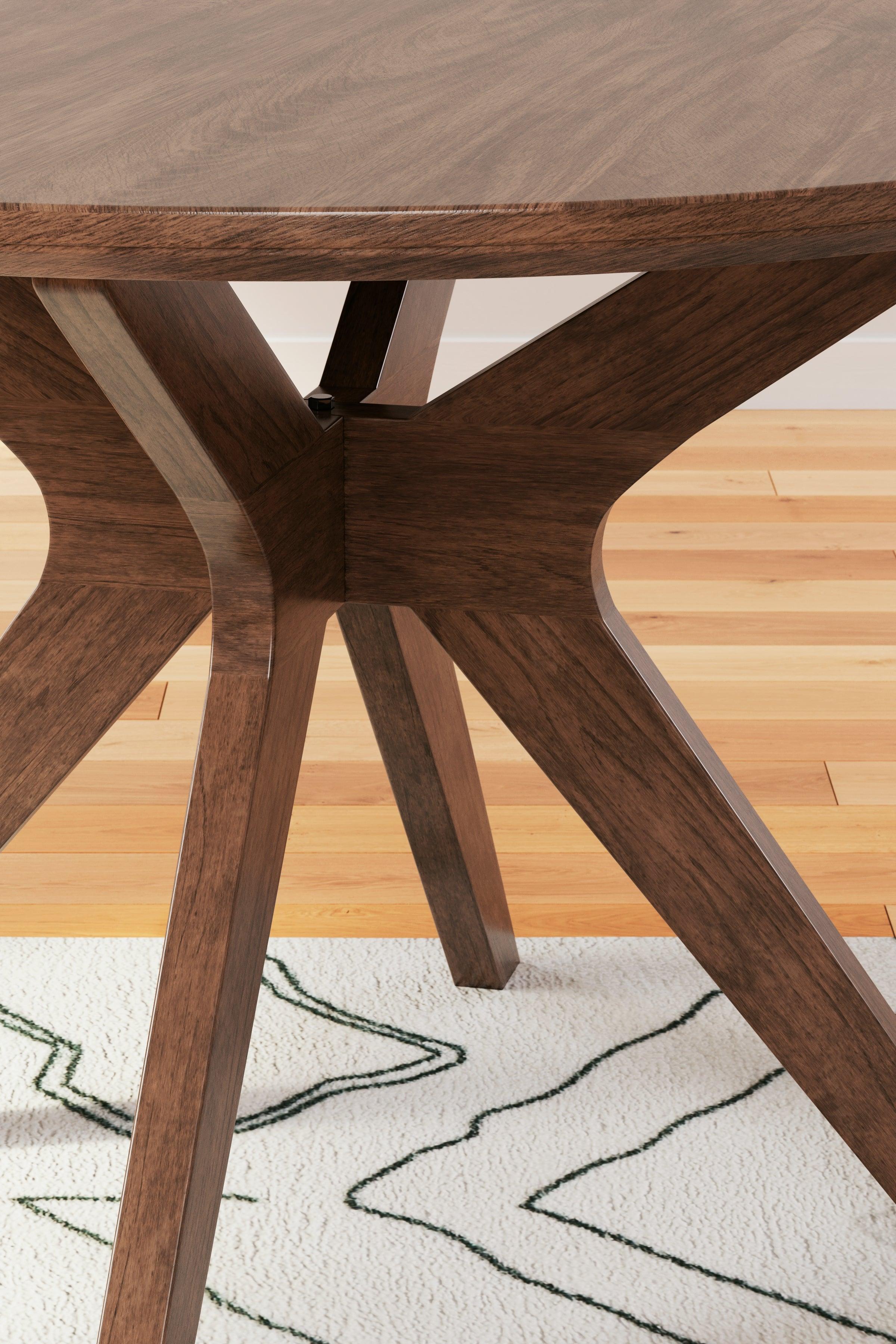 Lyncott Dining Table and 4 Chairs in Gray/Brown - Image 10