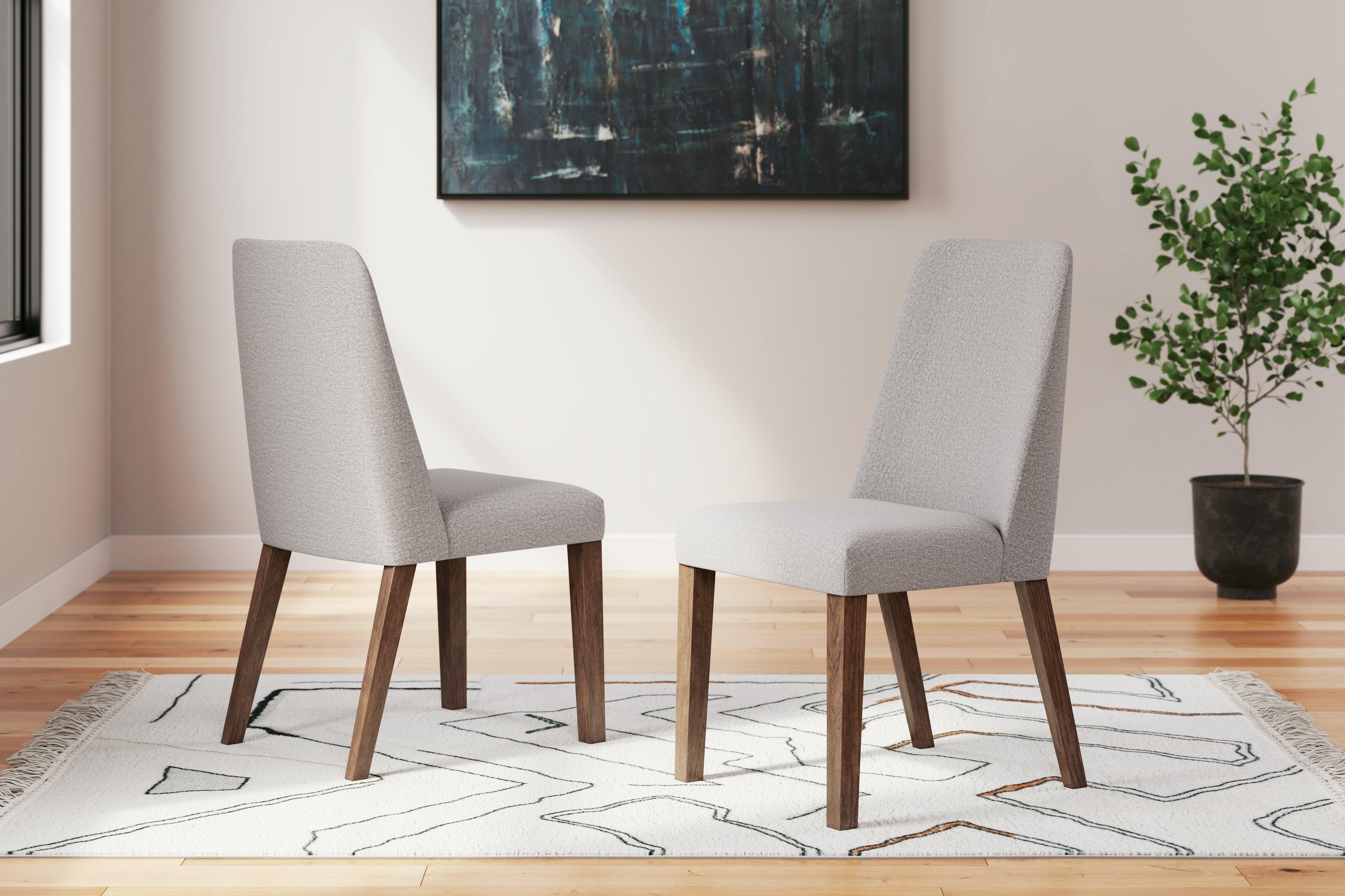 Lyncott Gray/Brown Dining Chair, Set of 2 - Image 8