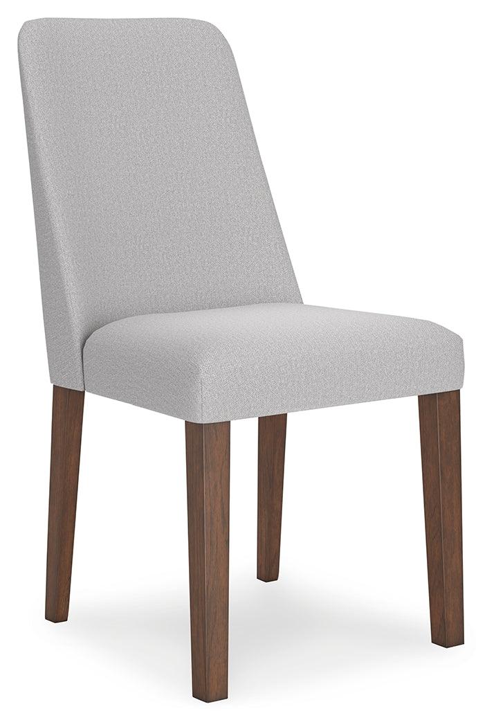 Lyncott Gray/Brown Dining Table and 4 Chairs - Image 2