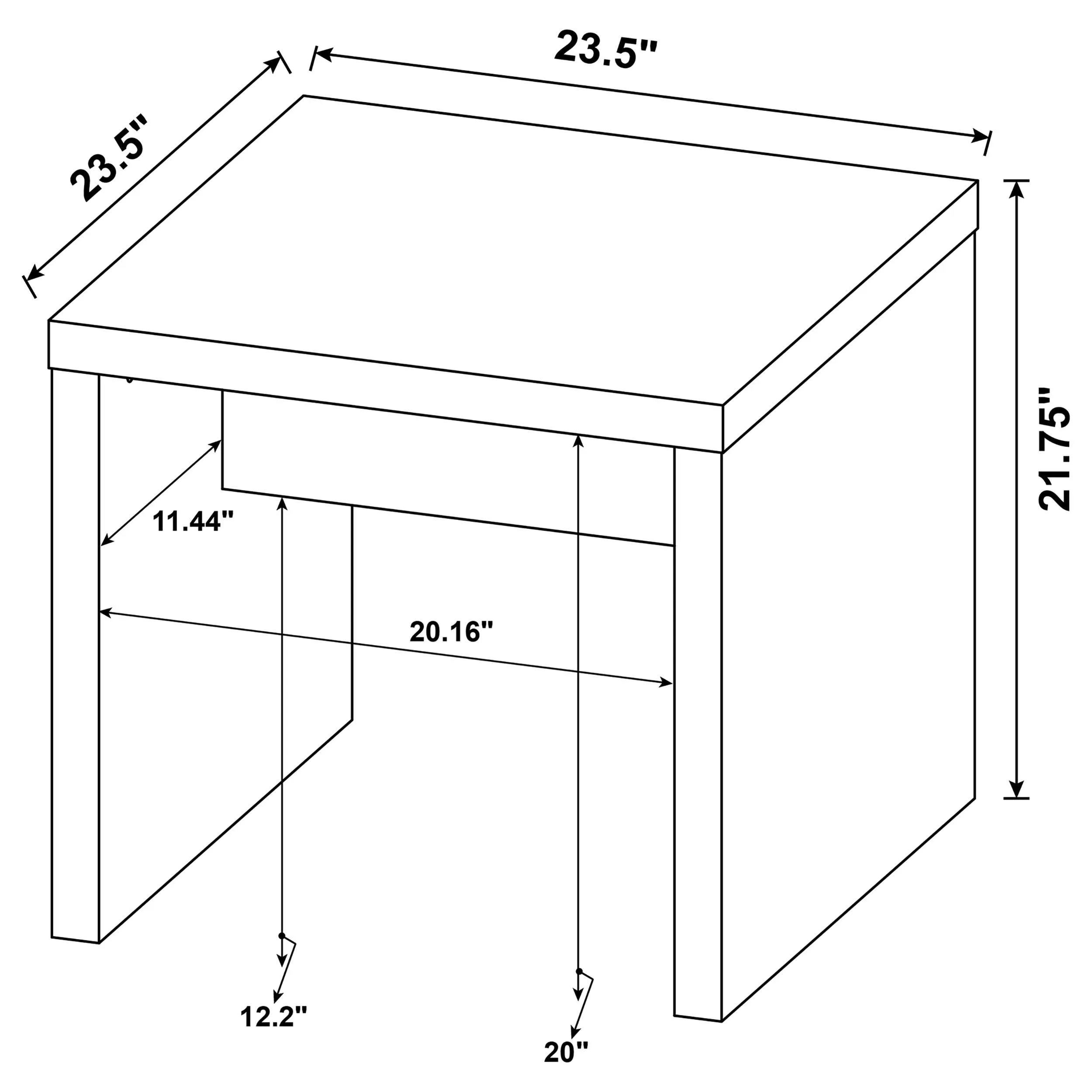 Lynette Mango 2-Piece Rectangular Coffee and End Table Set - Image 10