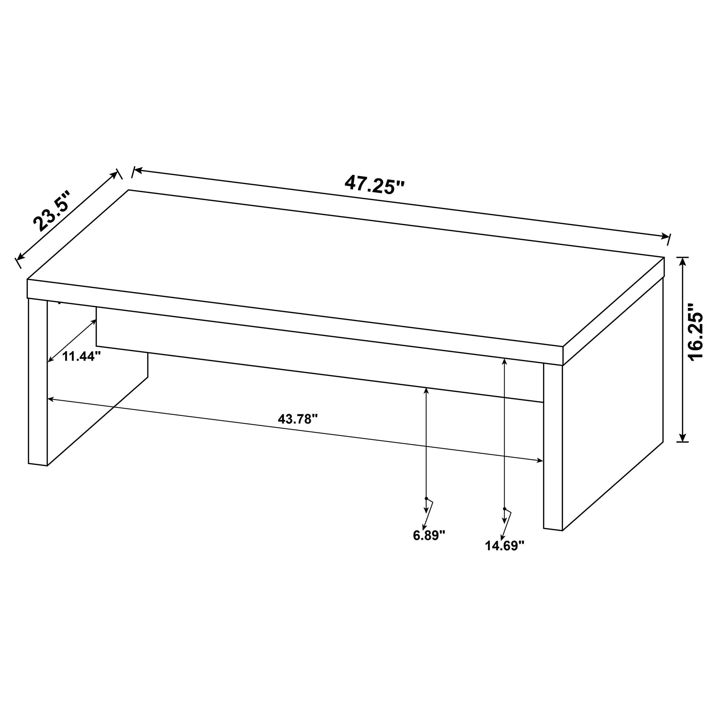 Lynette Mango 2-Piece Rectangular Coffee and End Table Set - Image 11