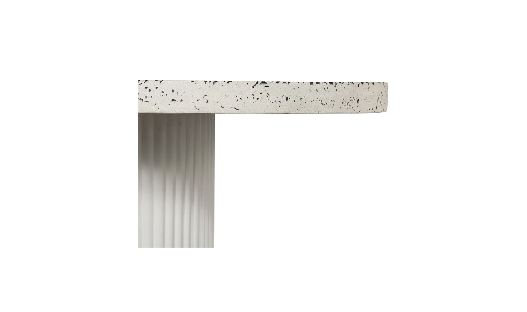 Lyon Outdoor Dining Table White Terrazzo - Image 8