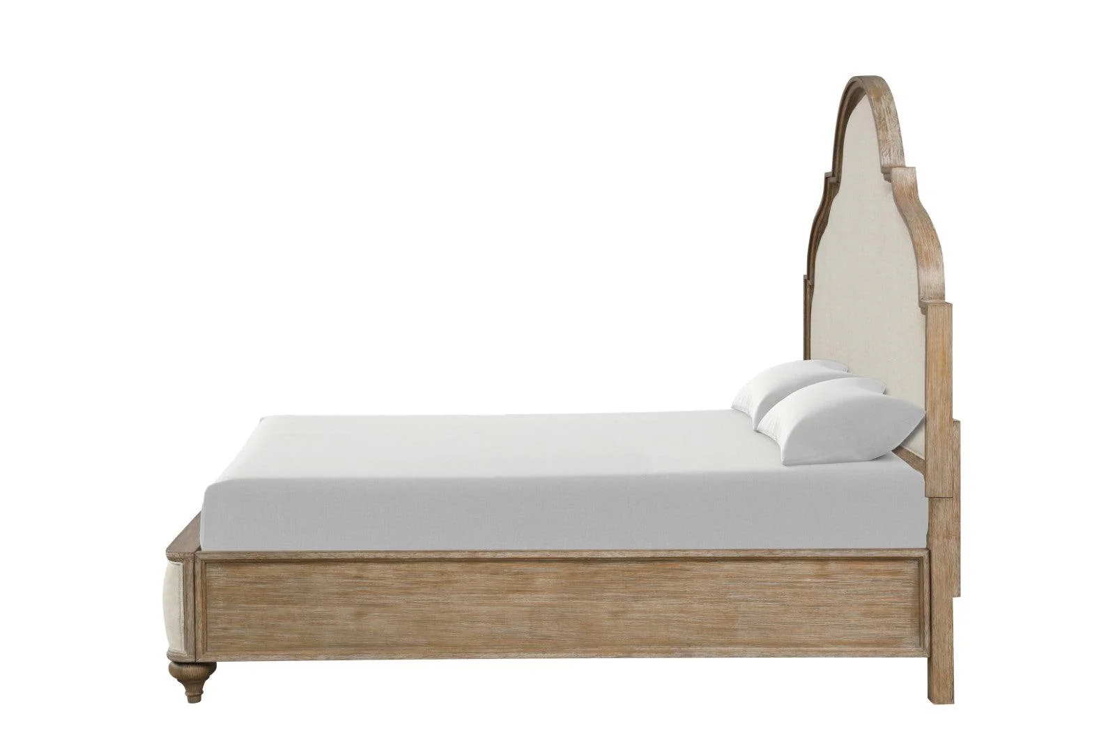 Lyris Rustic Oak King Bed - Image 3