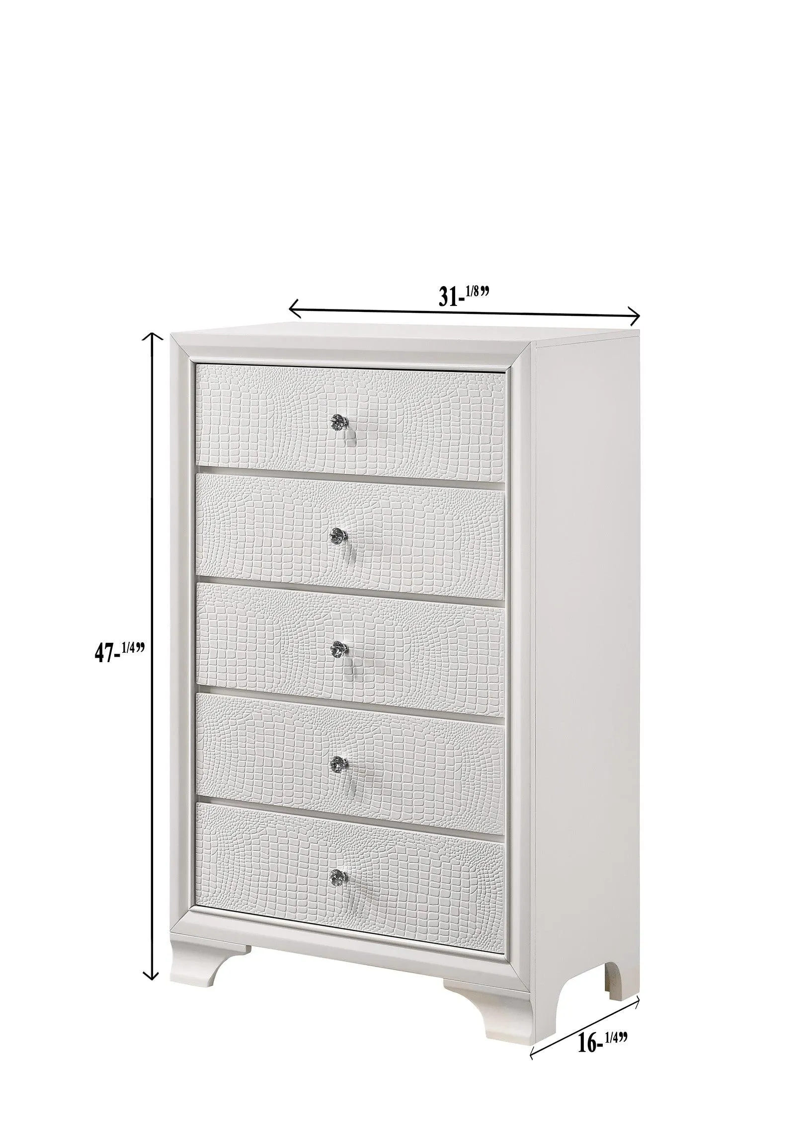 Lyssa Frost LED Upholstered Panel Bedroom Set - Image 14