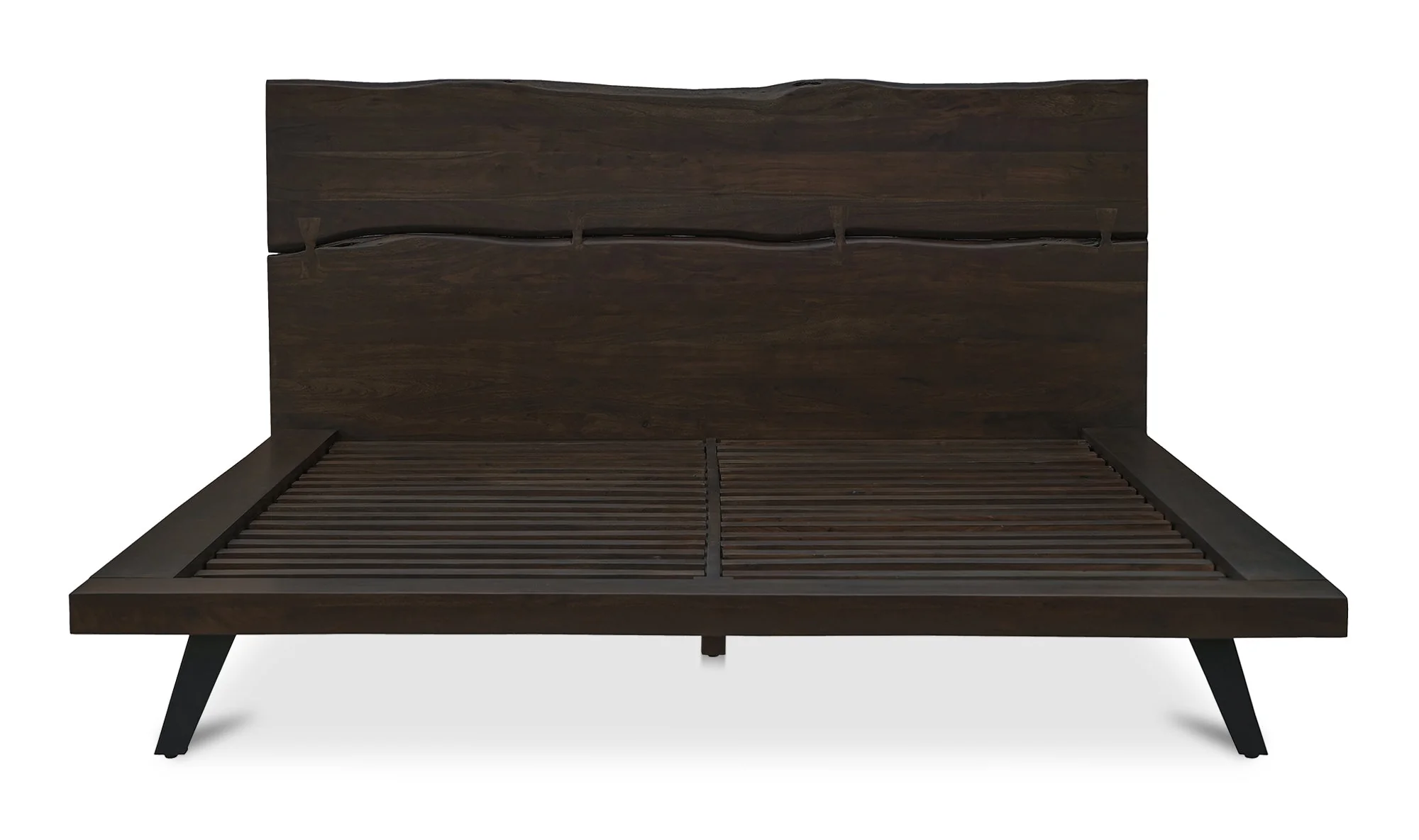 Madagascar Platform Bed Dark Brown - Image 7