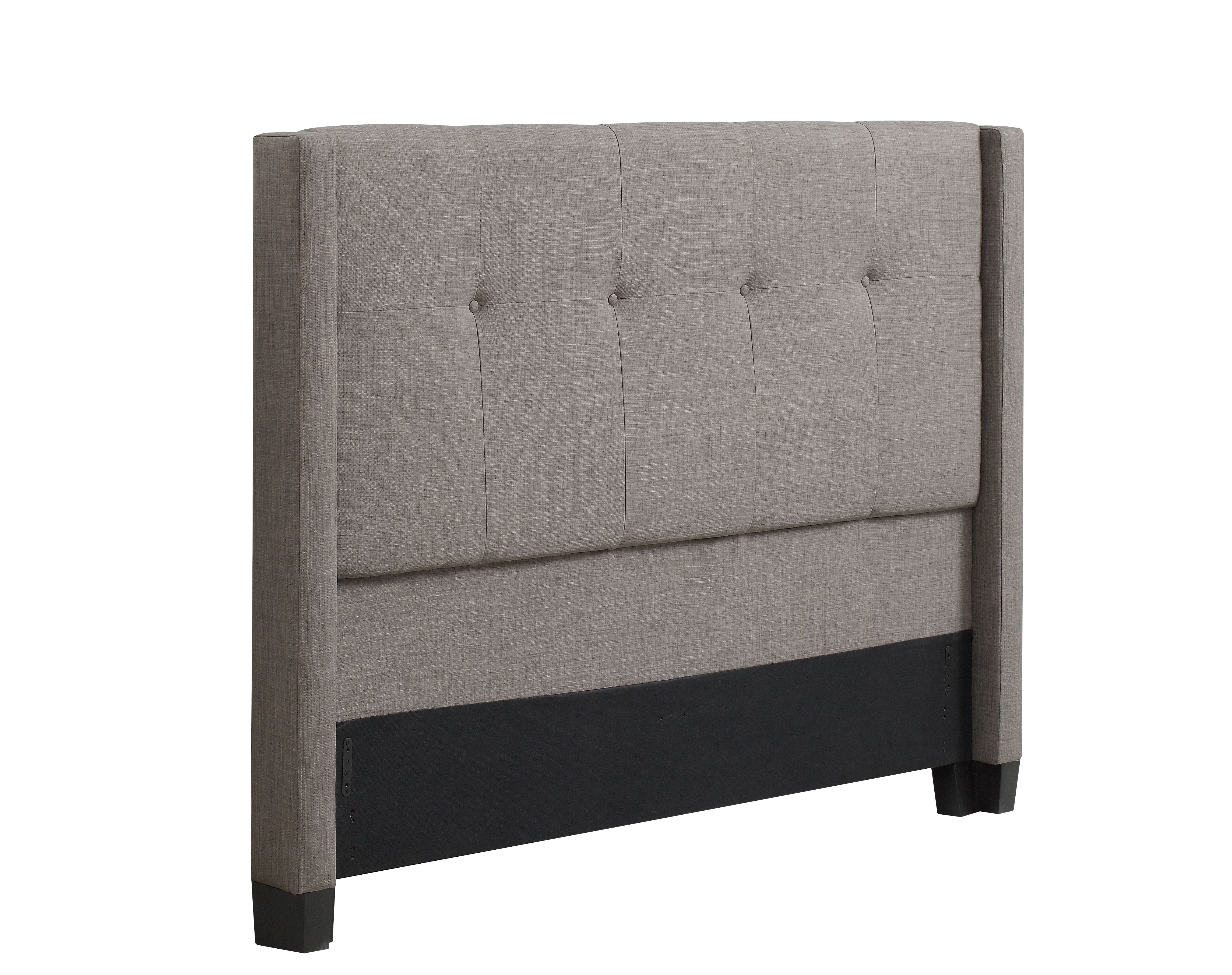 Madeleine Wingback Upholstered Headboard in Dolphin Linen - Image 6