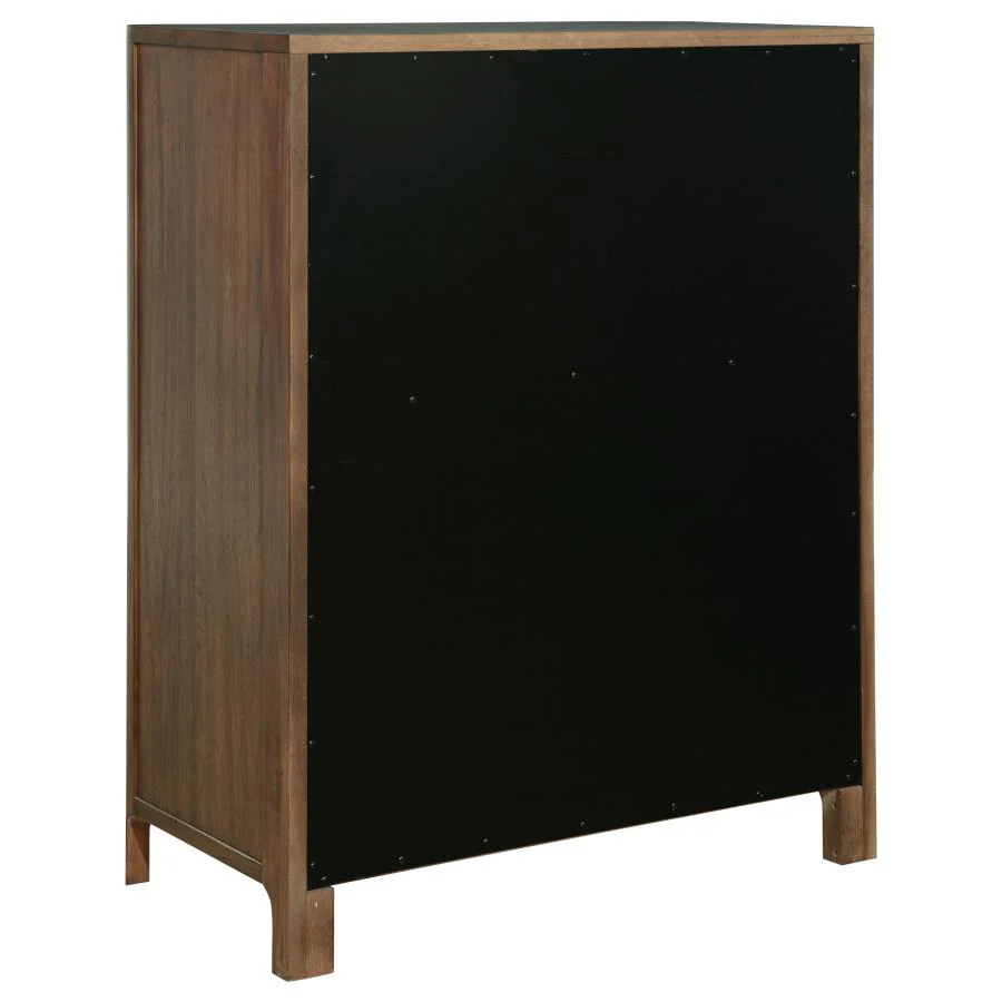 Maderia Walnut 5-piece Queen Bedroom Set - Image 12