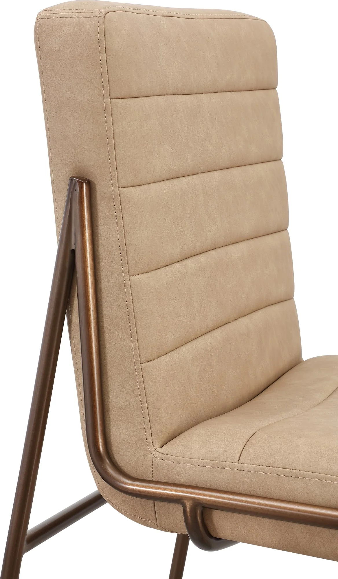 Madison Honey/Light Bronze Metal Frame Counter Stool - Image 5