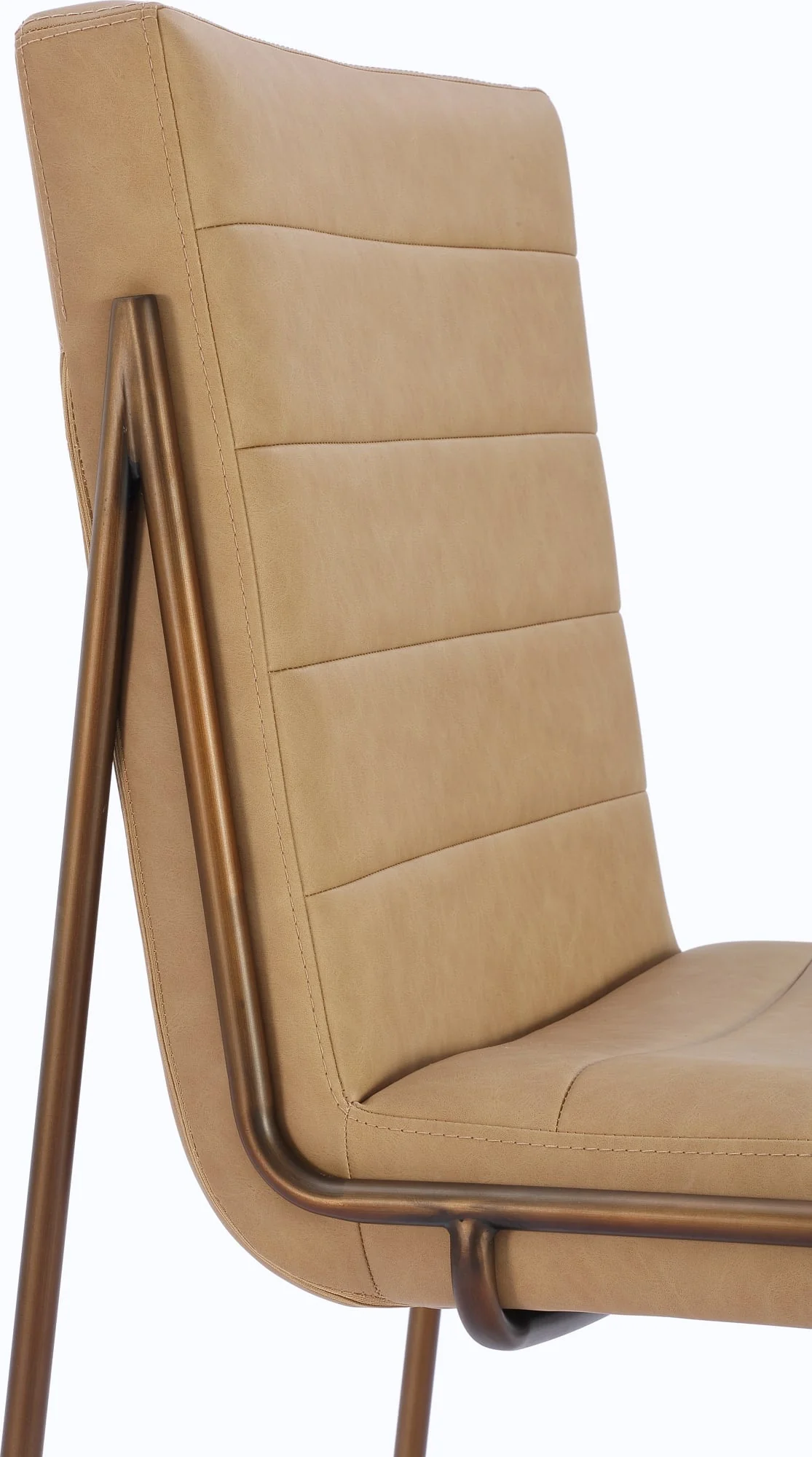 Madison Honey/Light Bronze Metal Frame Dining Chair (Set of 2) - Image 6