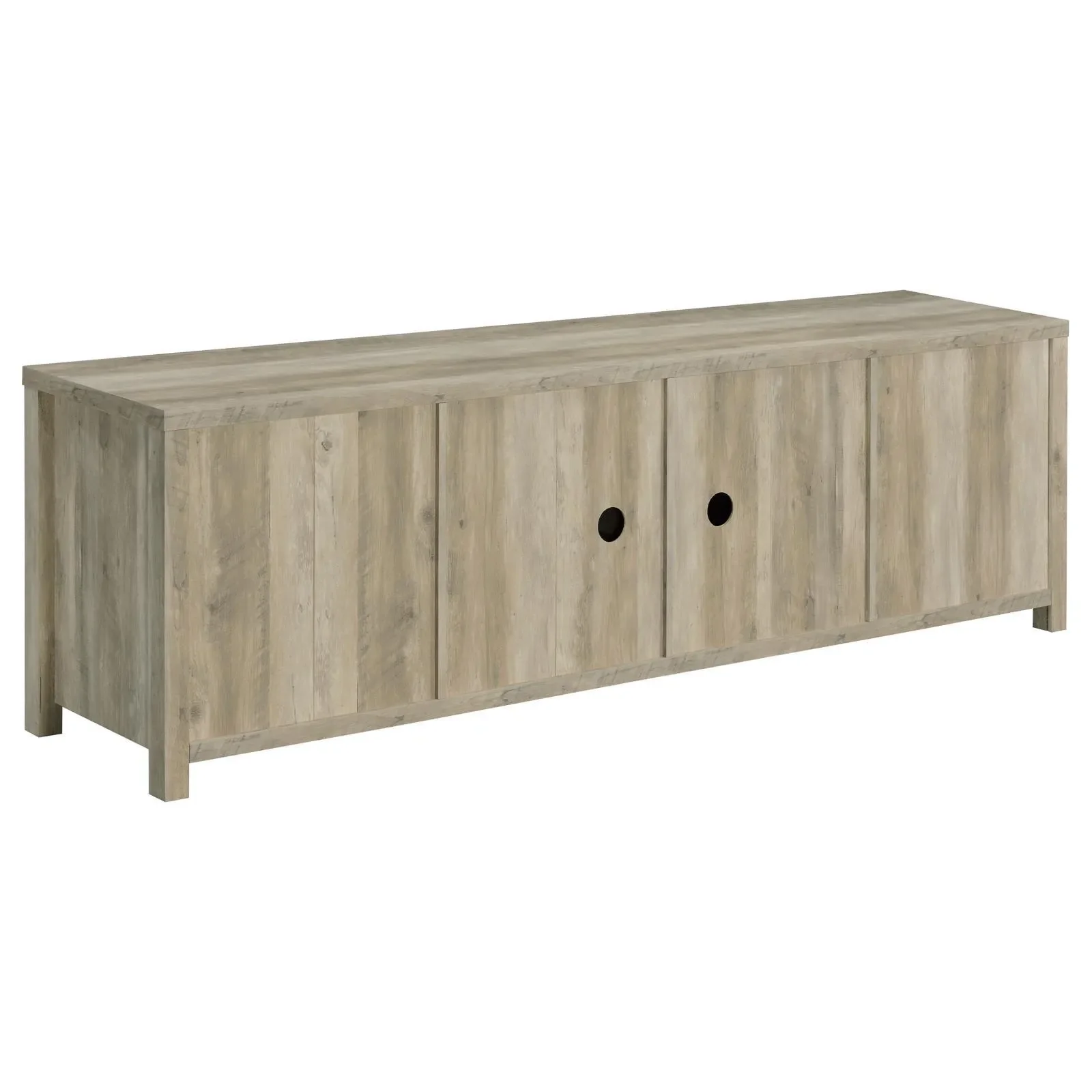 Madra Rectangular TV Console with 2 Sliding Doors - Image 9