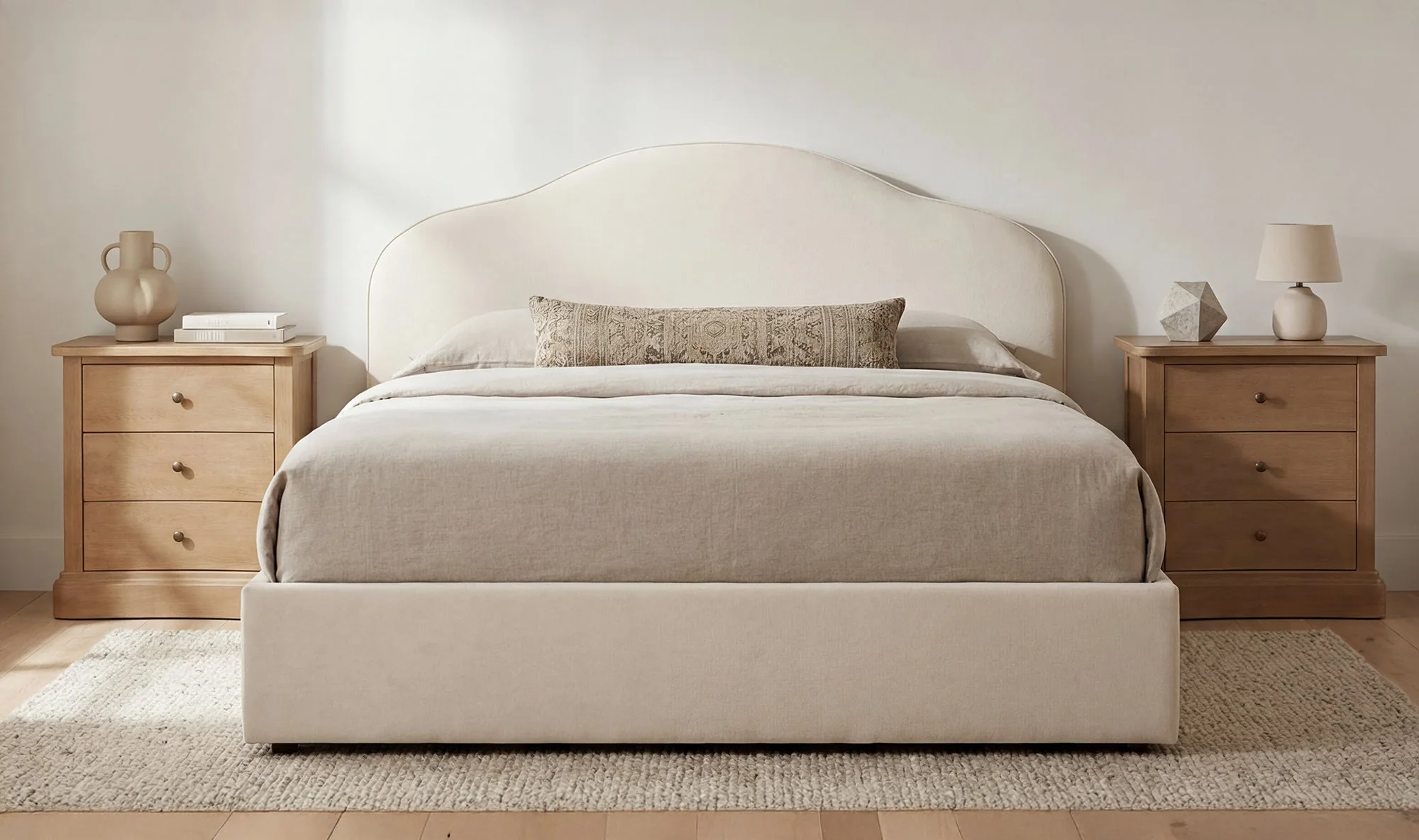 Maggie Queen Storage Bed Cream - Image 3