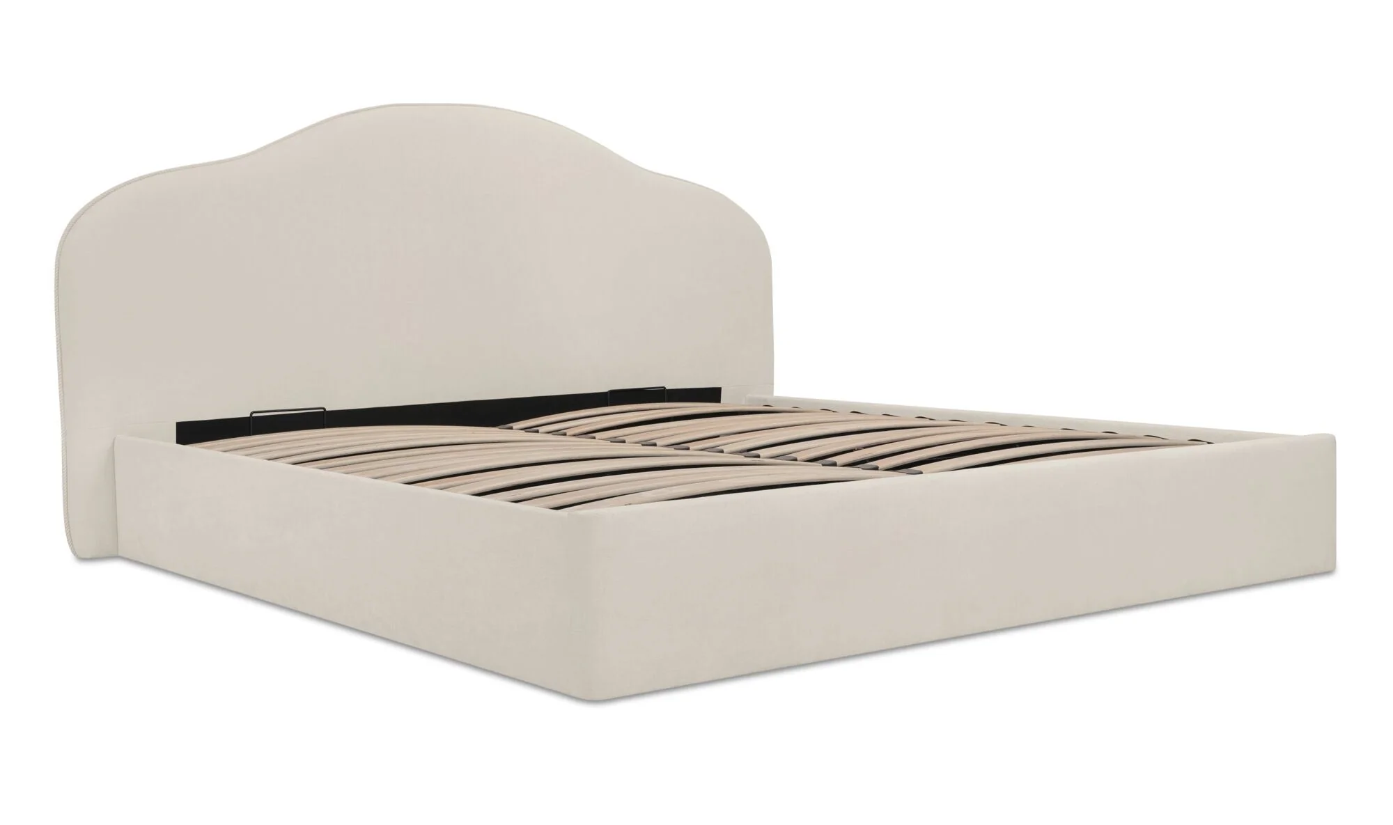 Maggie Queen Storage Bed Cream - Image 6