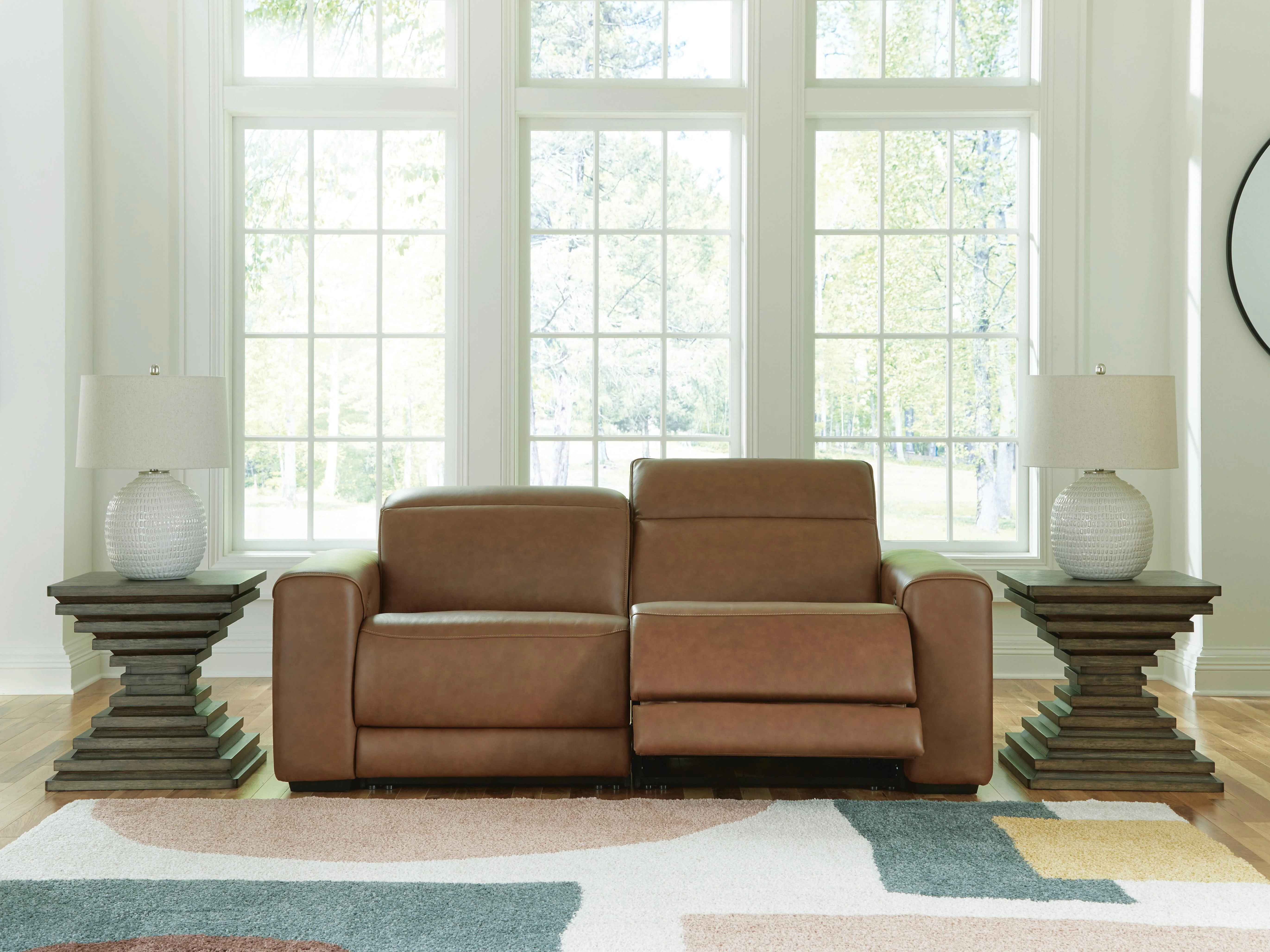 Magic Man Caramel 2-Piece Power Reclining Loveseat - Image 13