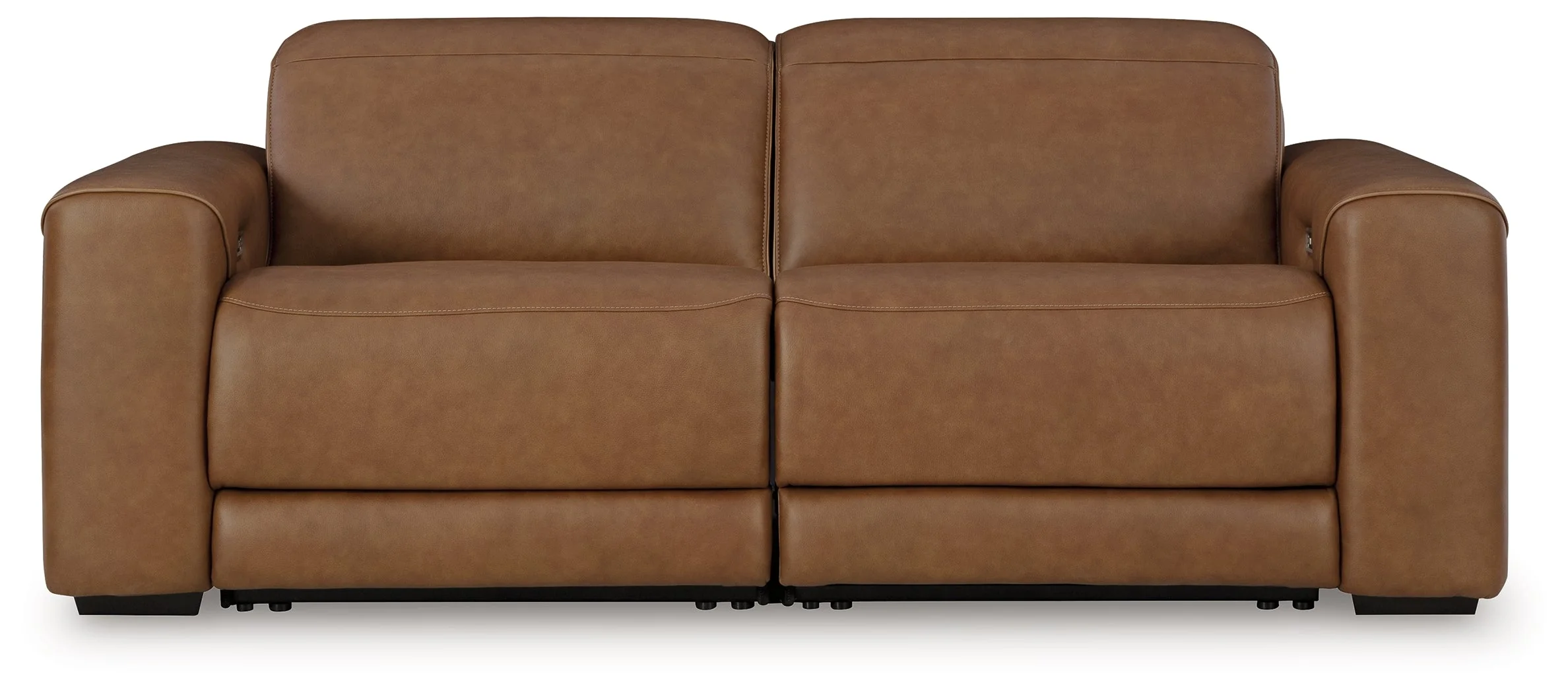 Magic Man Caramel 2-Piece Power Reclining Loveseat - Image 2