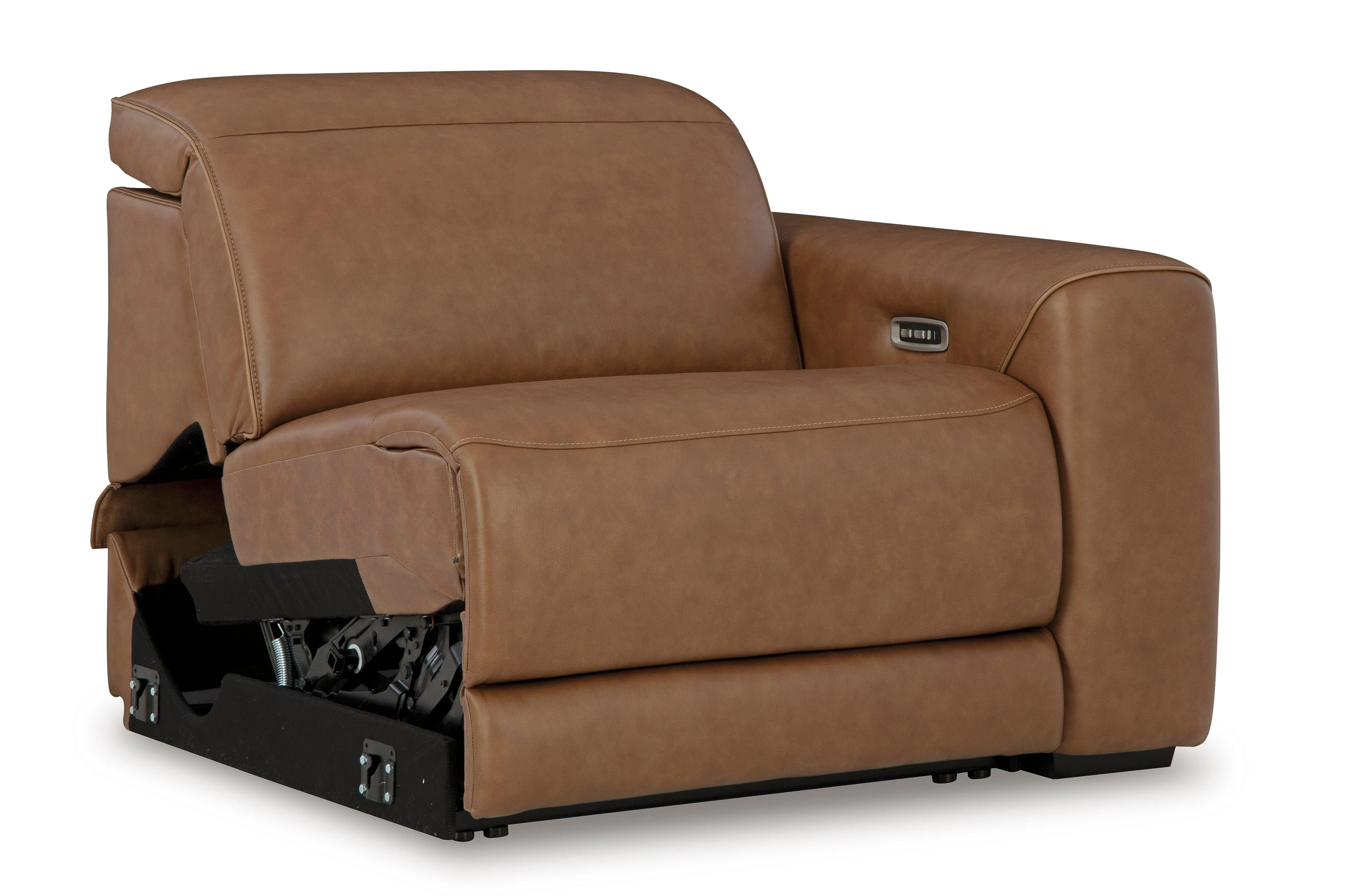 Magic Man Caramel 2-Piece Power Reclining Loveseat - Image 6