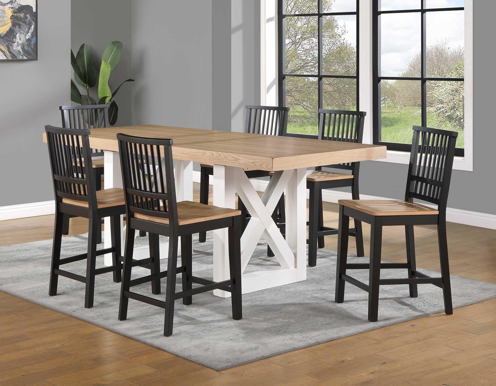 Magnolia 24-inch Height Two-Tone Counter Stool - Image 13