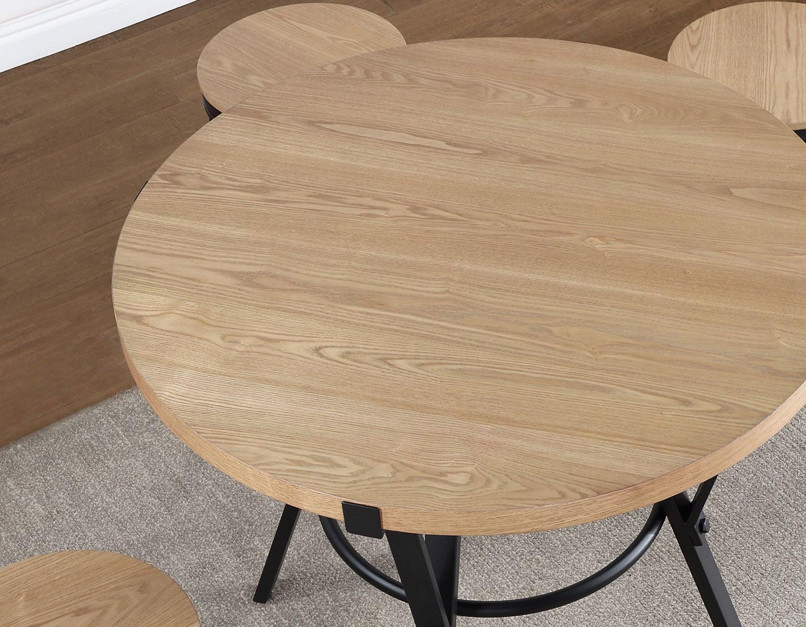 Magnolia 42-inch Round Counter Table, Black and Sand - Image 4