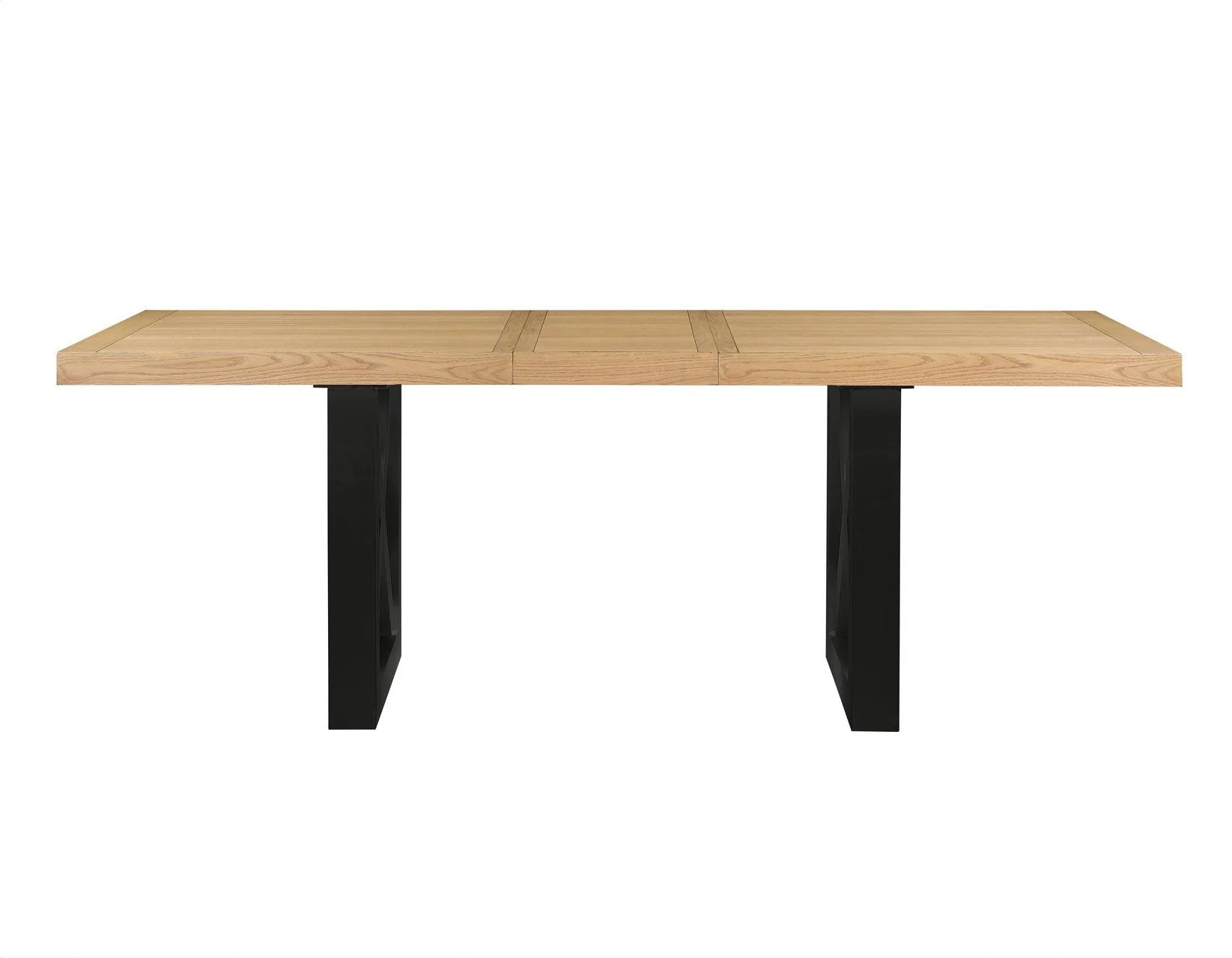 Magnolia 80-96-inch Counter Table w/18-inch Leaf, Black Base - Image 4