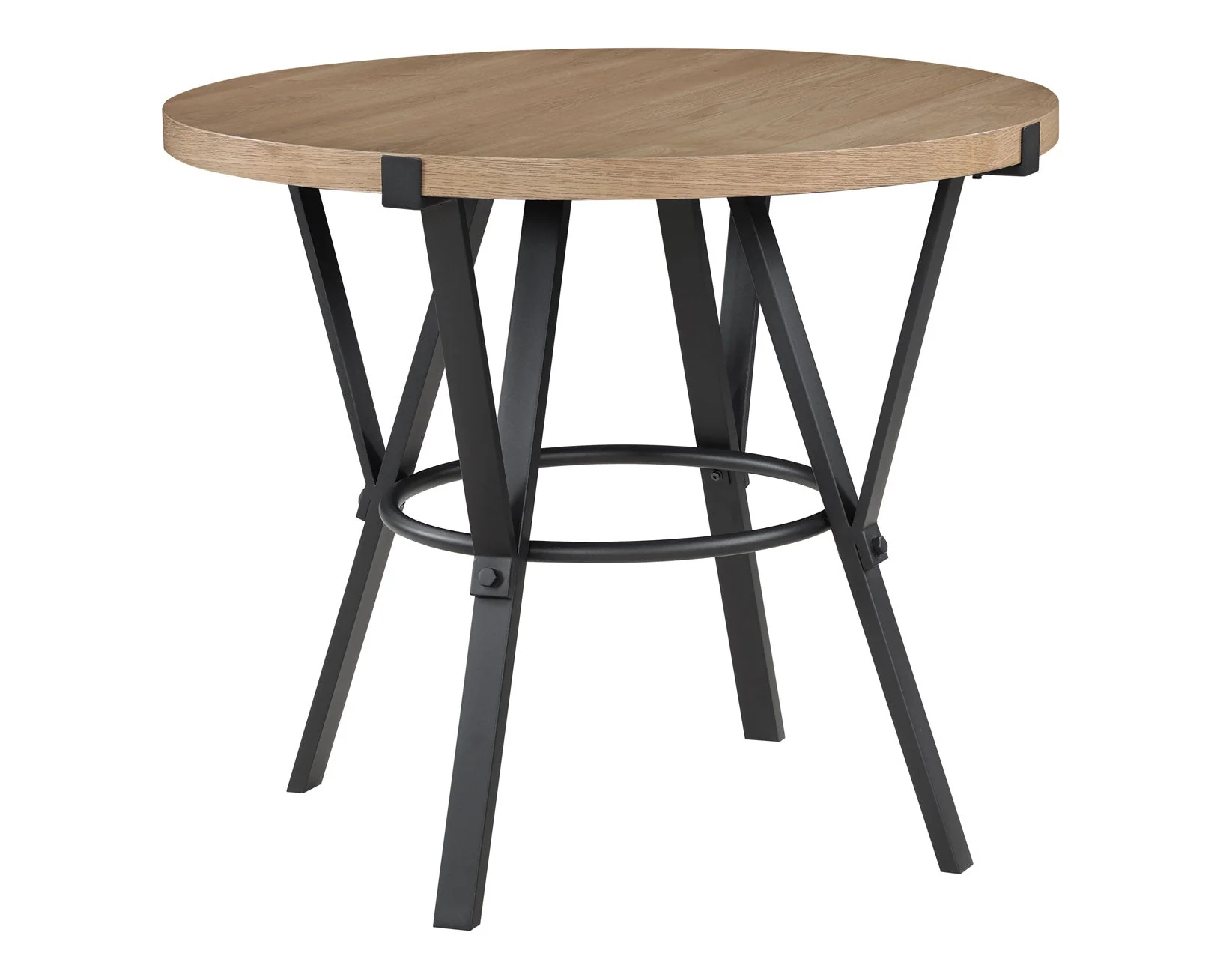 Magnolia Black/Light Sand Round Counter Height Dining Set - Image 7