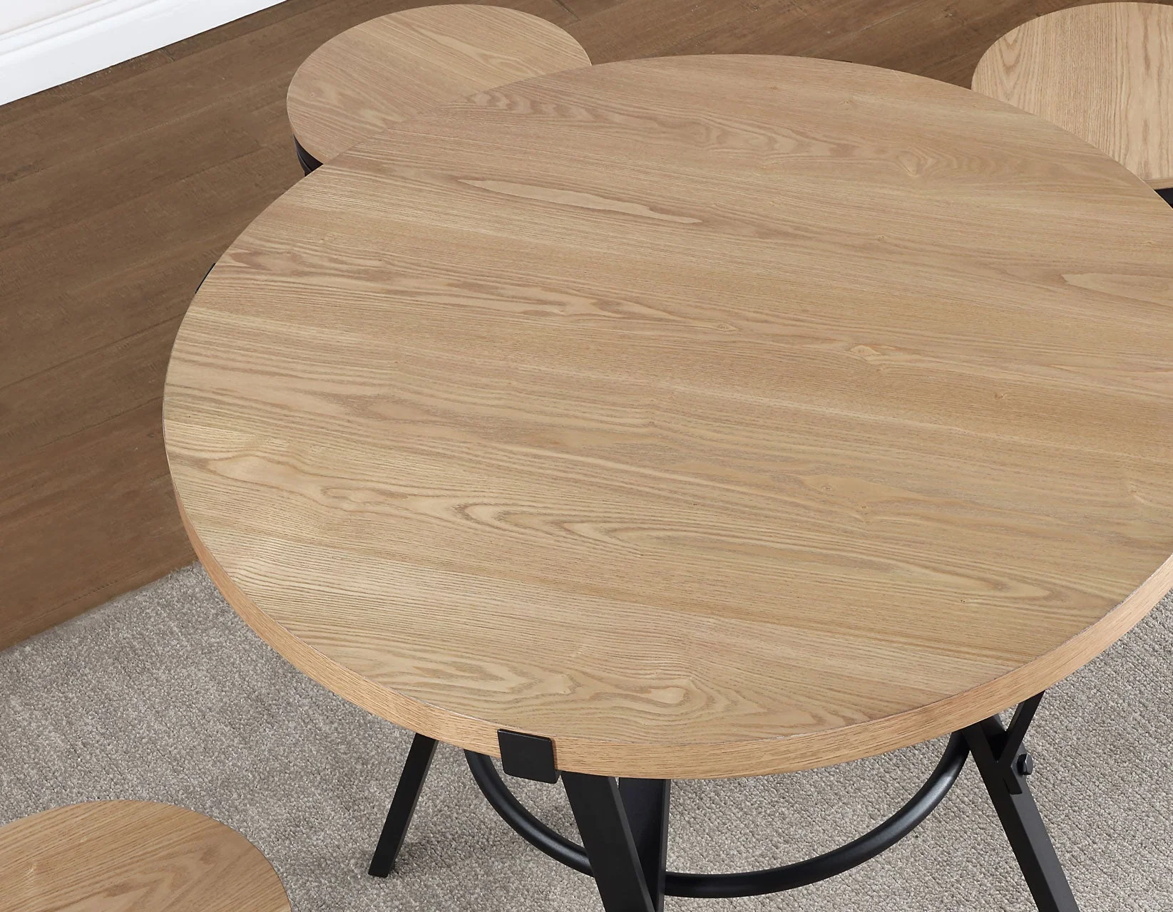 Magnolia Black/Light Sand Round Counter Height Dining Set - Image 9