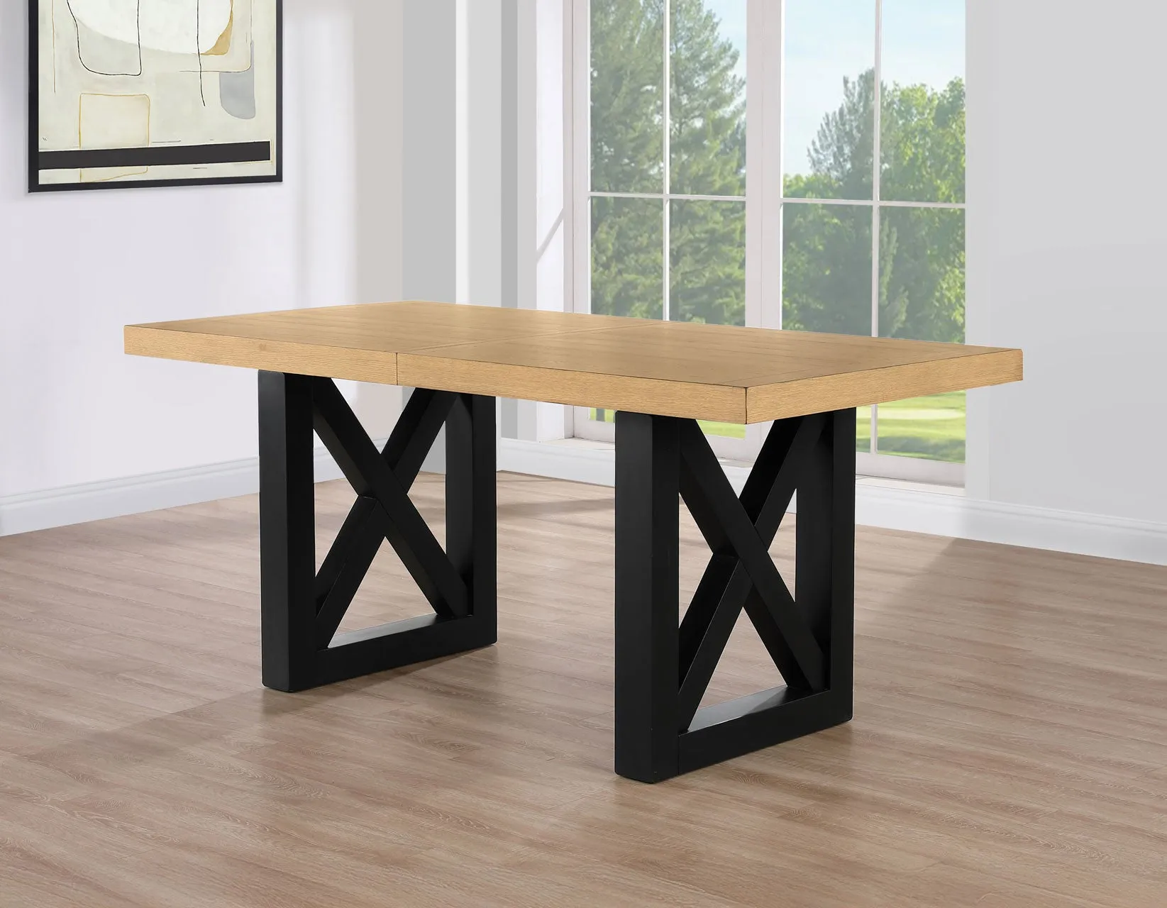Magnolia Black/Natural Counter Height Dining Set - Image 3