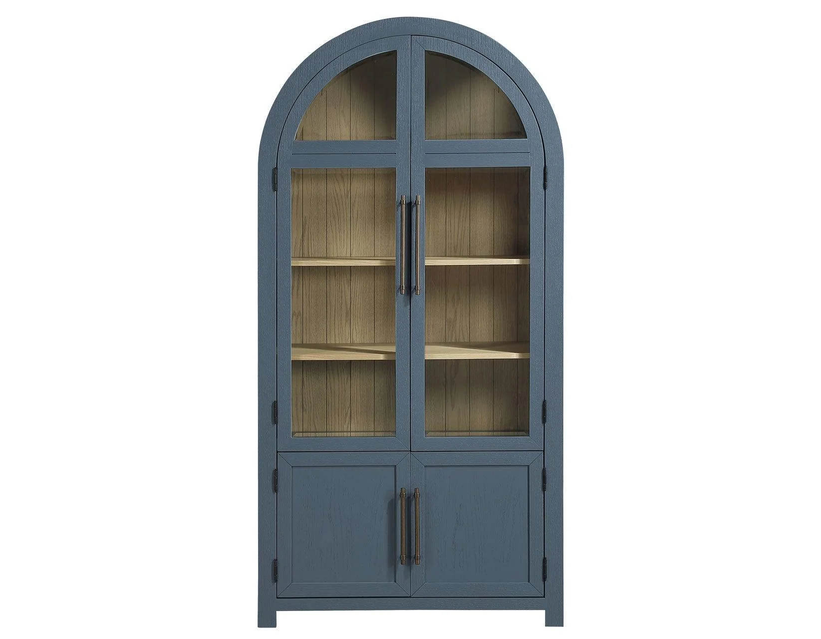 Magnolia Dusty Blue Curio with Weathered Sand Interior - Image 2