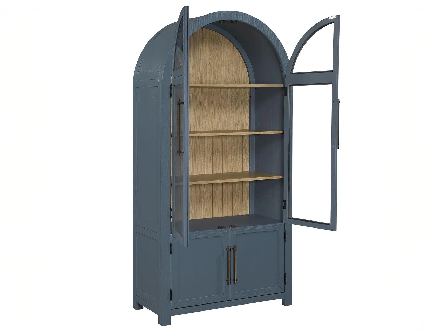 Magnolia Dusty Blue Curio with Weathered Sand Interior - Image 4