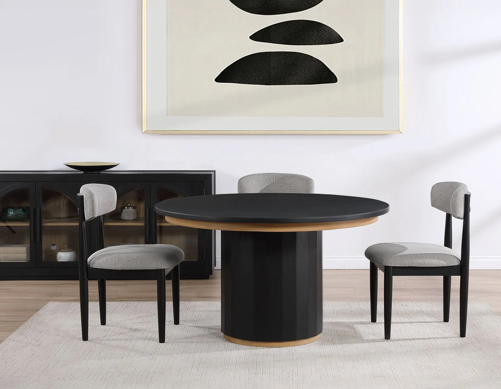 Magnolia Upholstered Side Chair, Black - Image 9