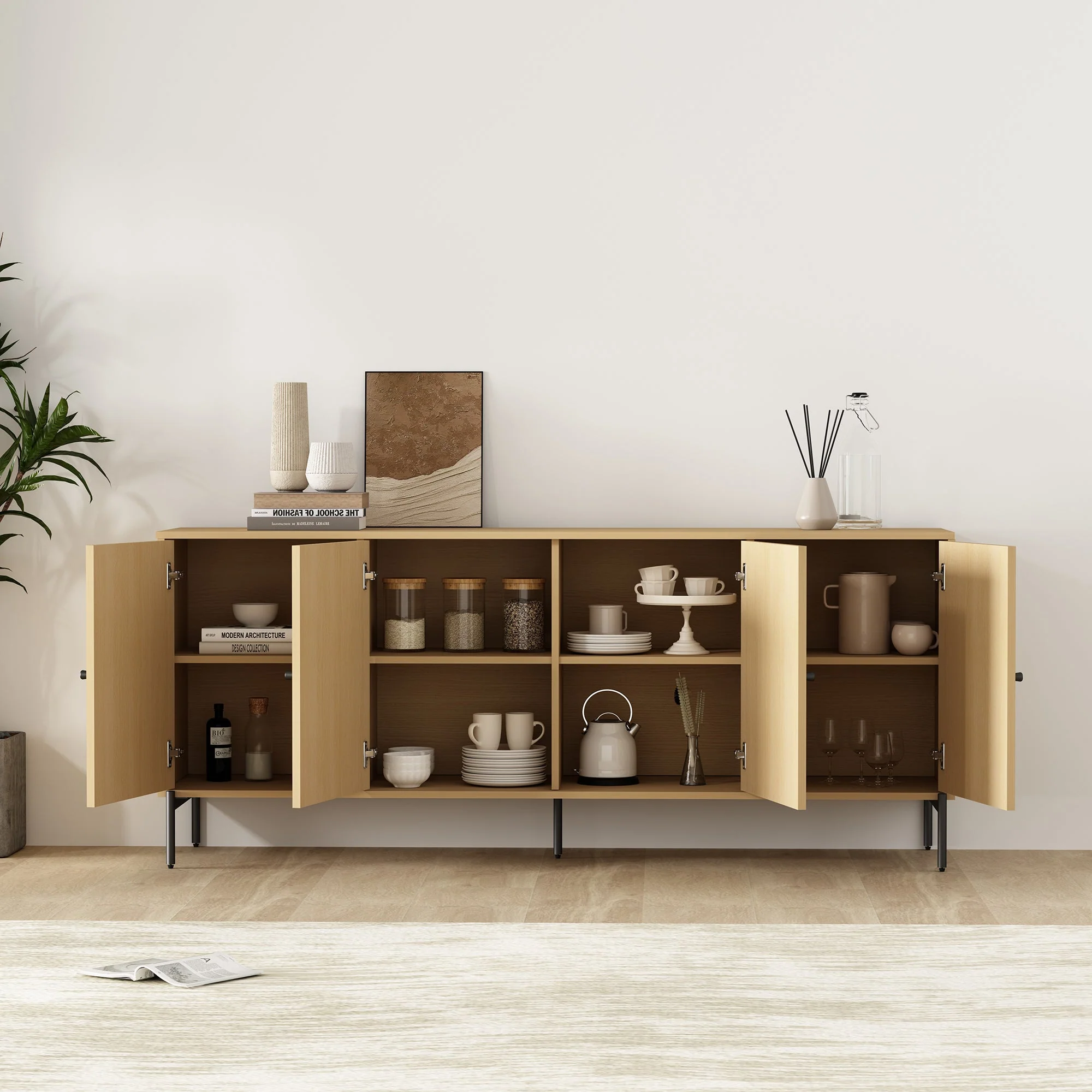 Magnolia70.9" Sideboard in Natural Oak - Image 5