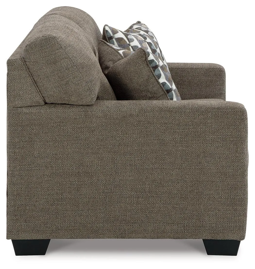 Mahoney Chocolate Loveseat - Image 2