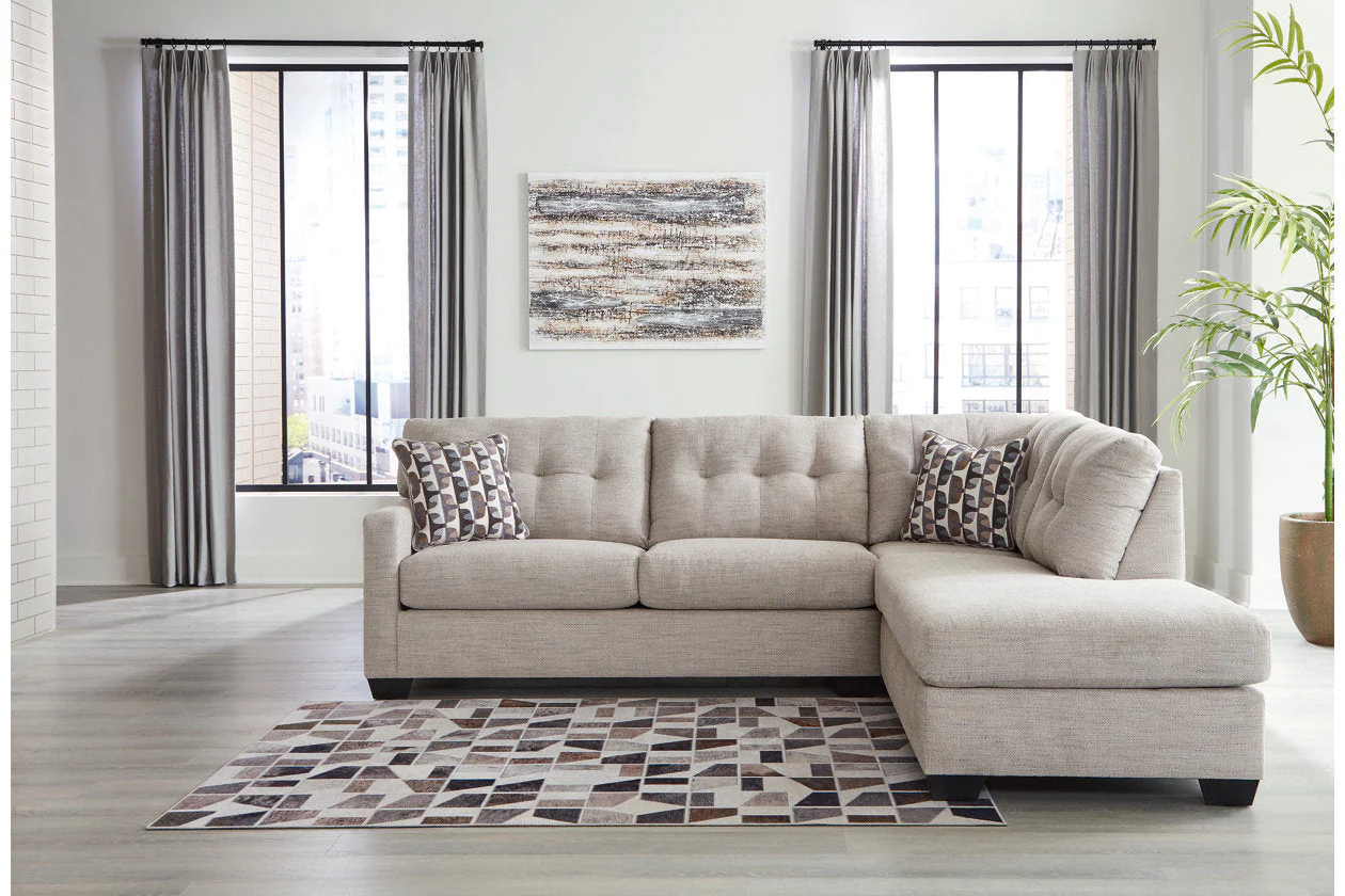 Mahoney Pebble 2-Piece Right Arm Facing Chaise Sectional - Image 2