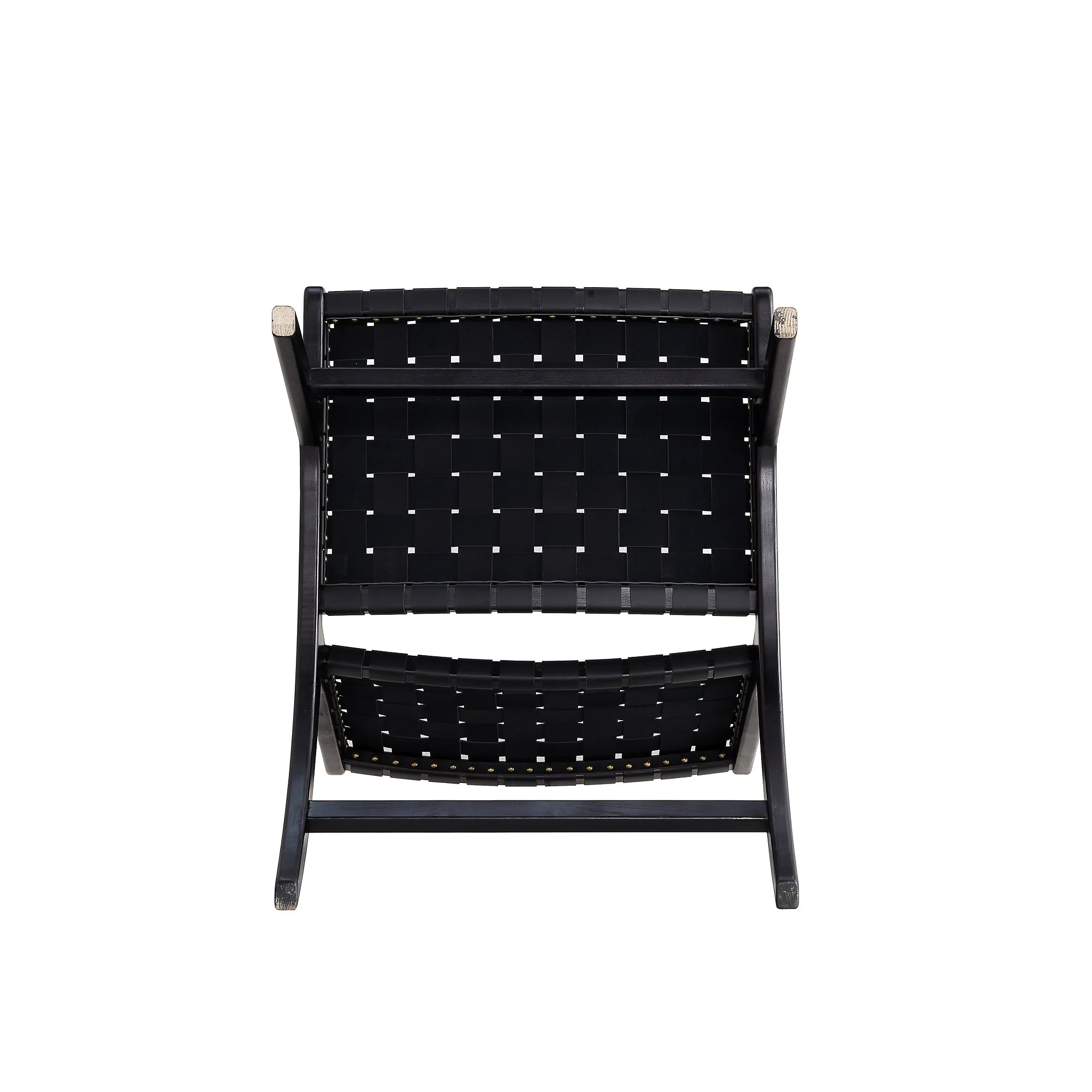 Maintenon Leatherette Accent Chair in Black - Image 10