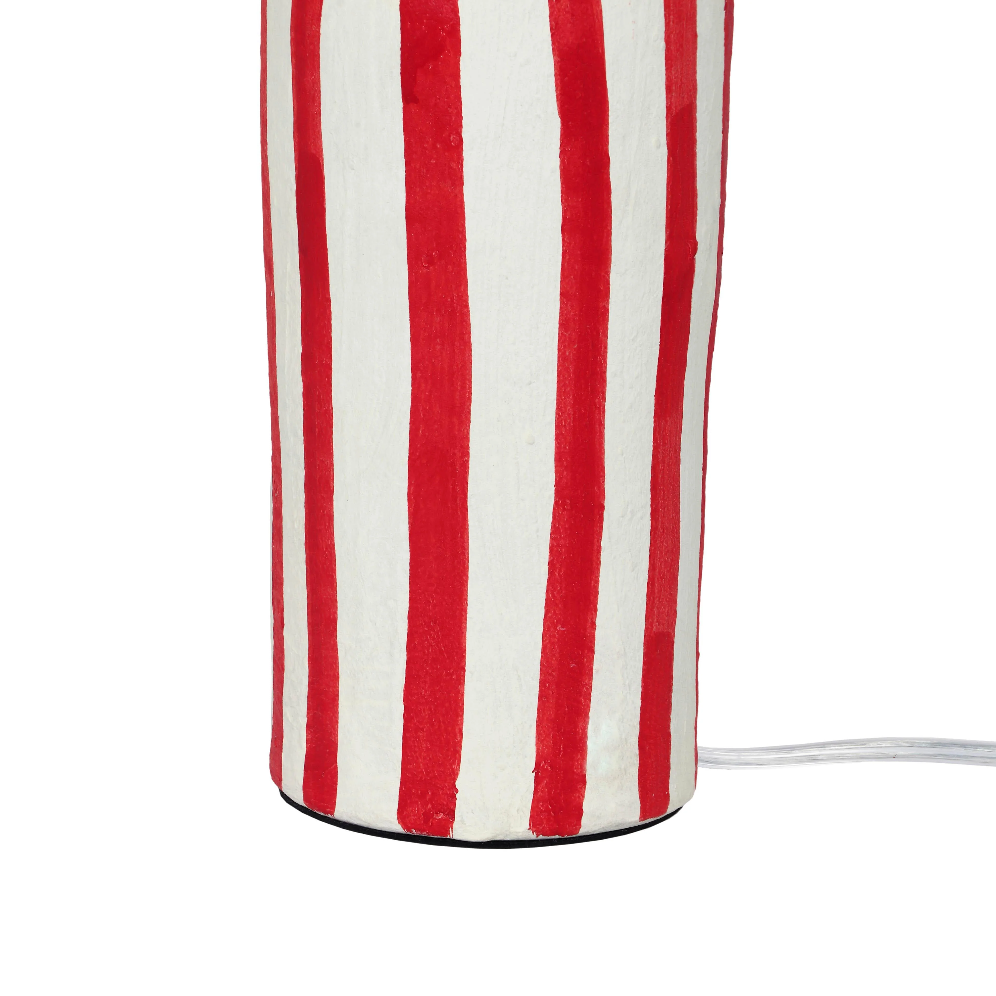 Maiori Striped Papier Mache Table Lamp - Image 12
