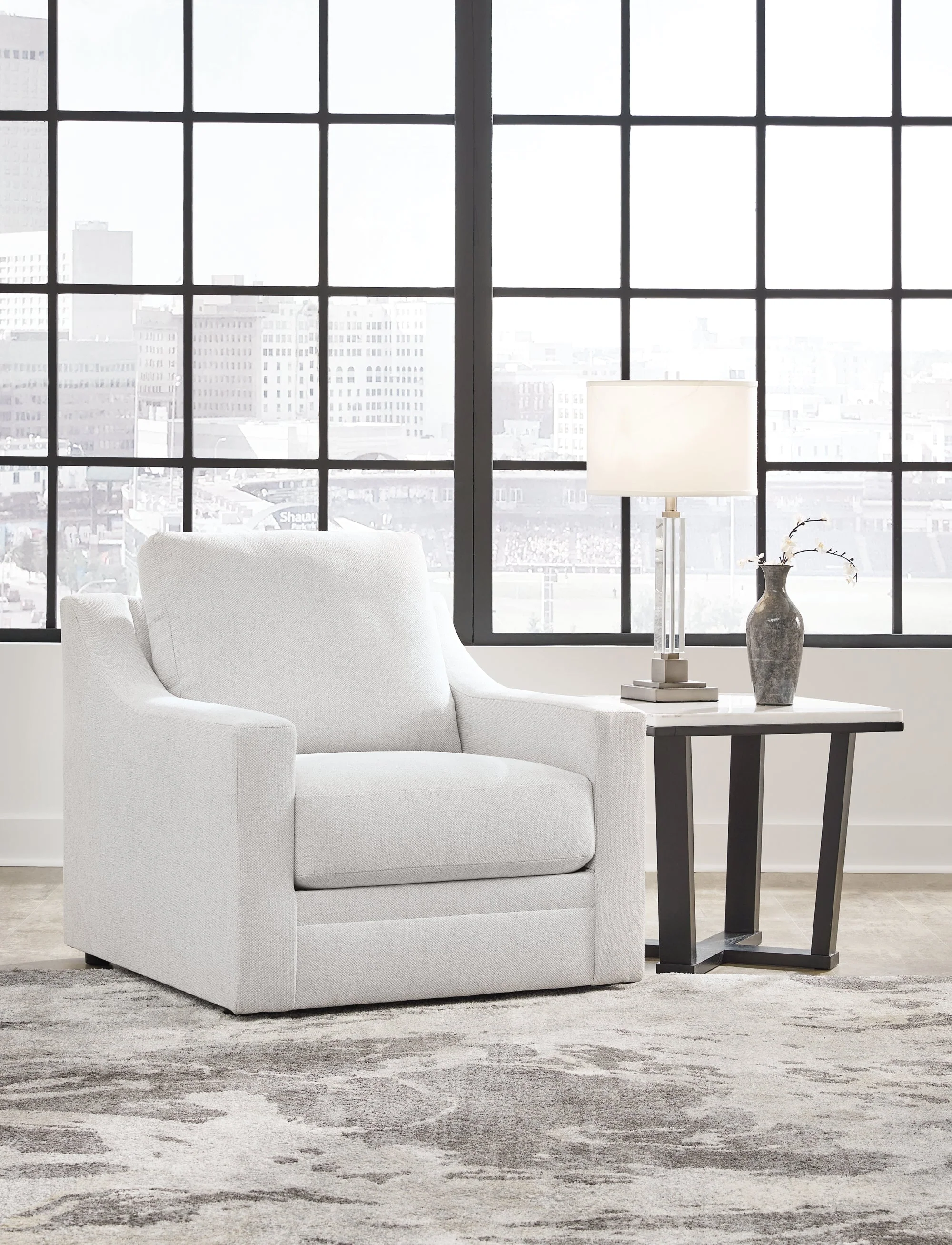 Maitelynn Chalk Sofa, Loveseat, Chair and Ottoman - Image 47