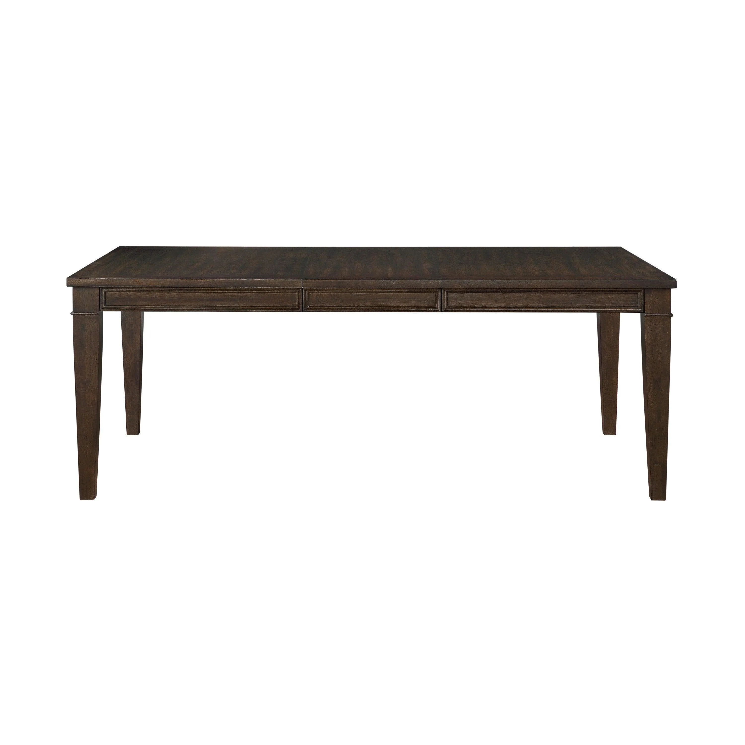 Makah Dark Brown Extendable Dining Table - Image 4