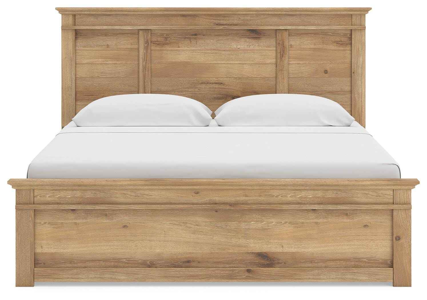 Makidern Tan King Panel Storage Bed - Image 16
