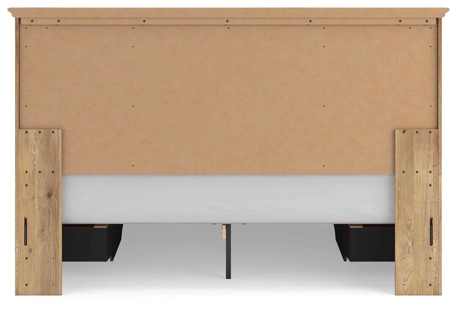 Makidern Tan King Panel Storage Bed - Image 17