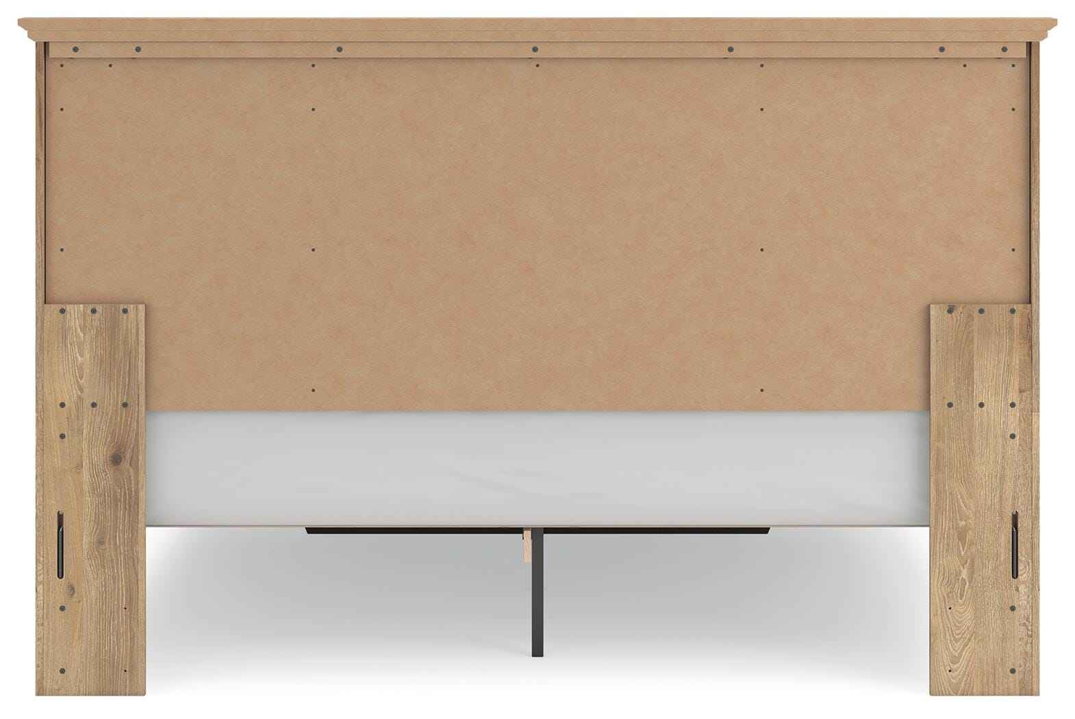Makidern Tan King Panel Storage Bed - Image 14