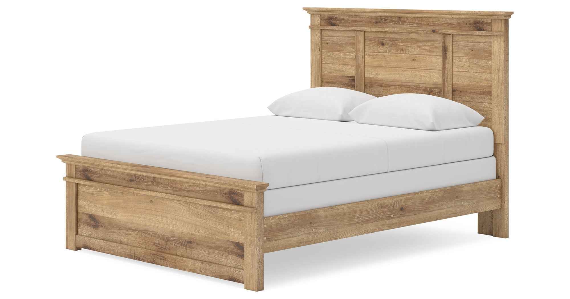 Makidern Tan Queen Panel Bed - Image 5