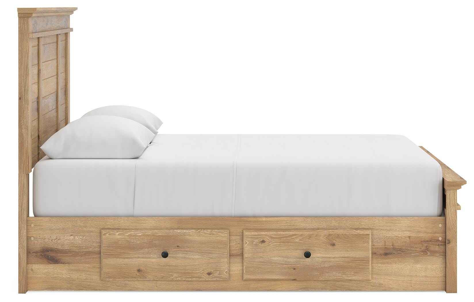 Makidern Tan Queen Panel Storage Bed - Image 18