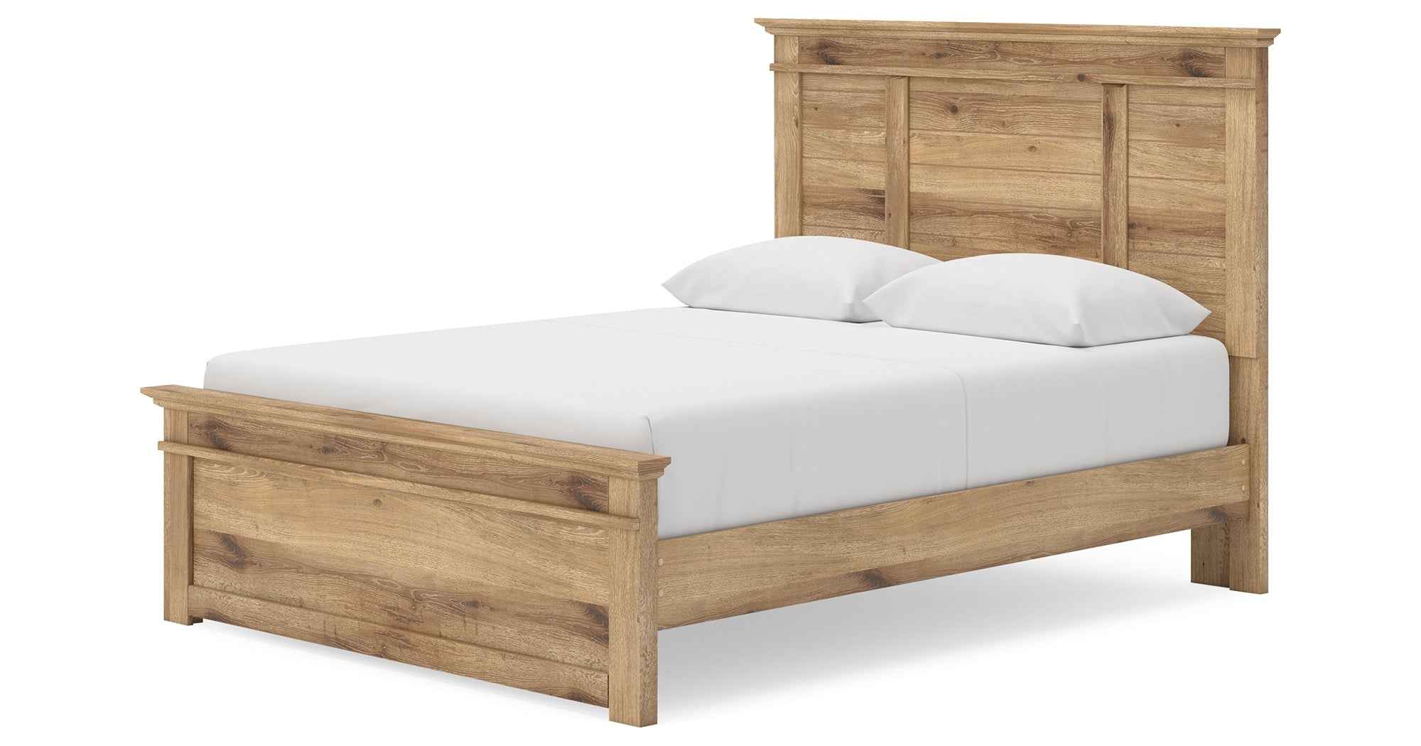Makidern Tan Queen Panel Storage Bed - Image 5
