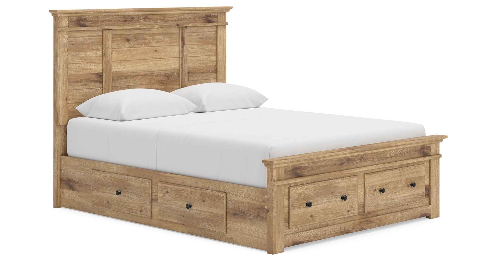 Makidern Tan Queen Panel Storage Bed - Image 10
