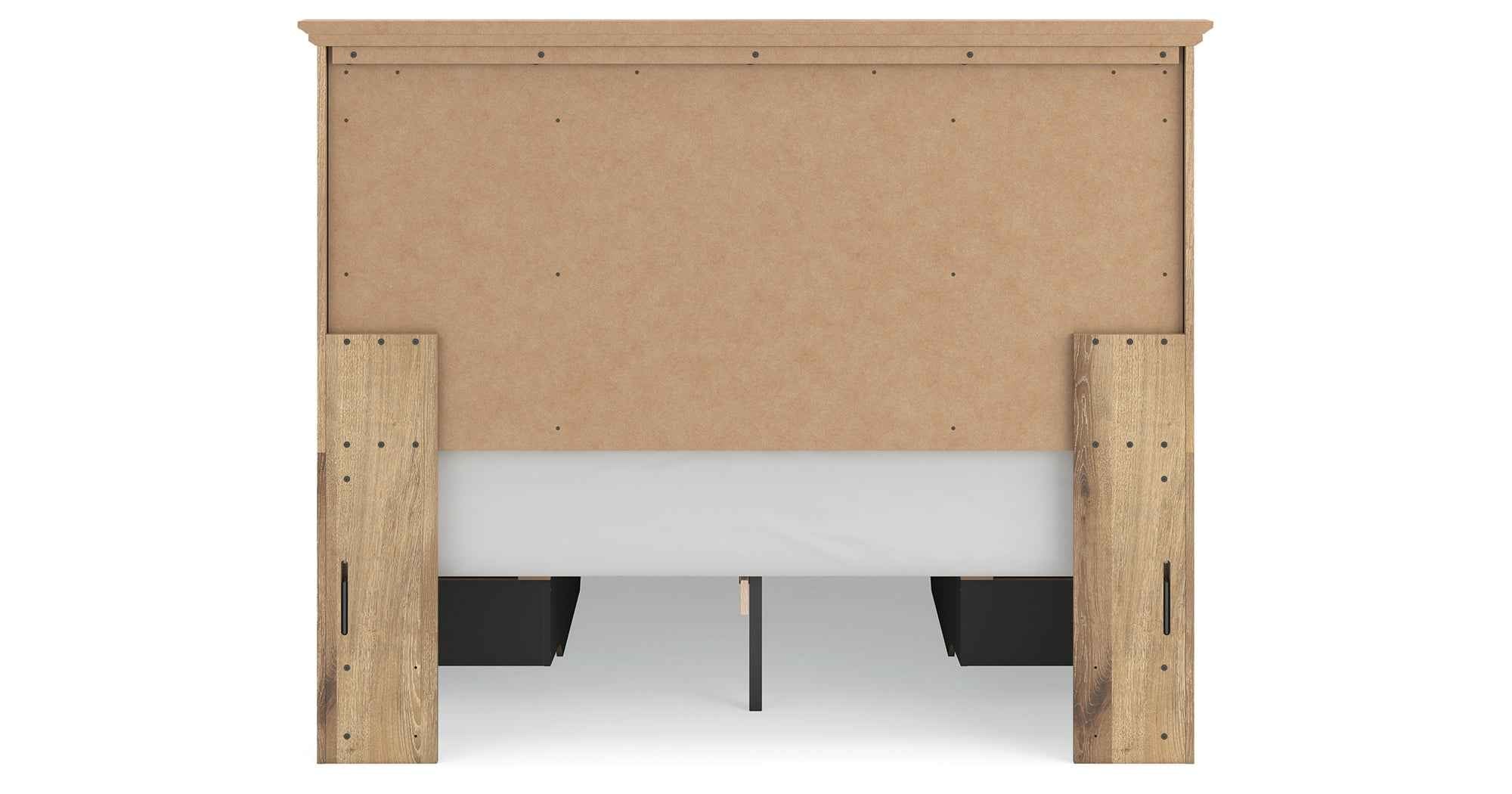 Makidern Tan Queen Panel Storage Bed - Image 13