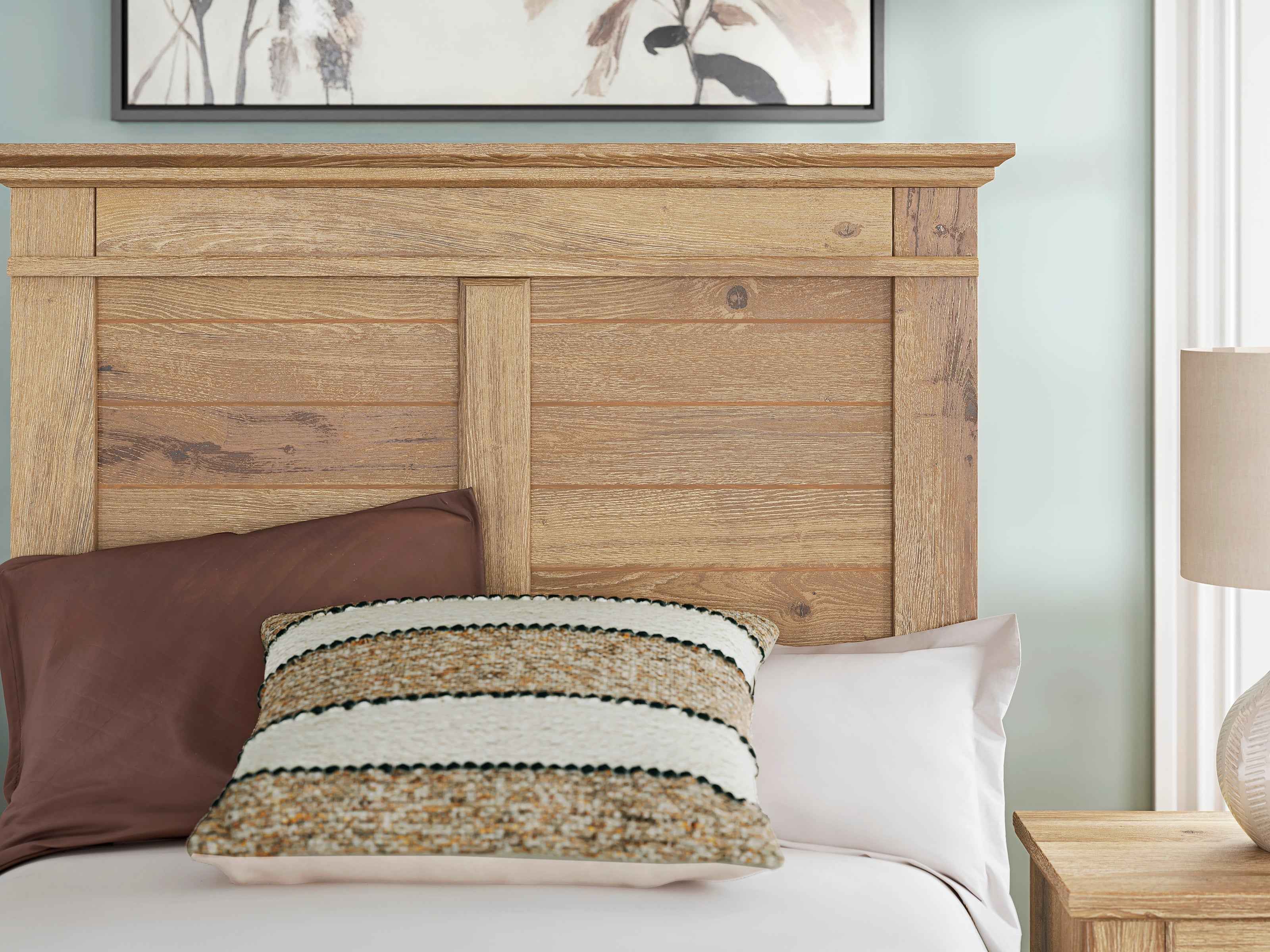 Makidern Tan Twin Panel Bed - Image 2