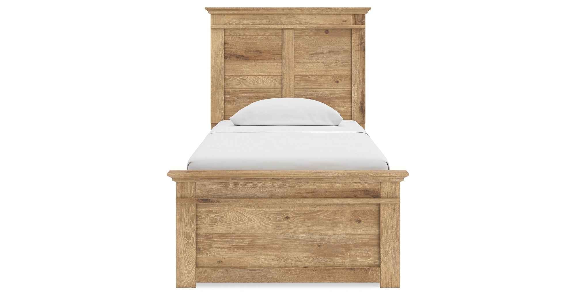 Makidern Tan Twin Panel Storage Bed - Image 14