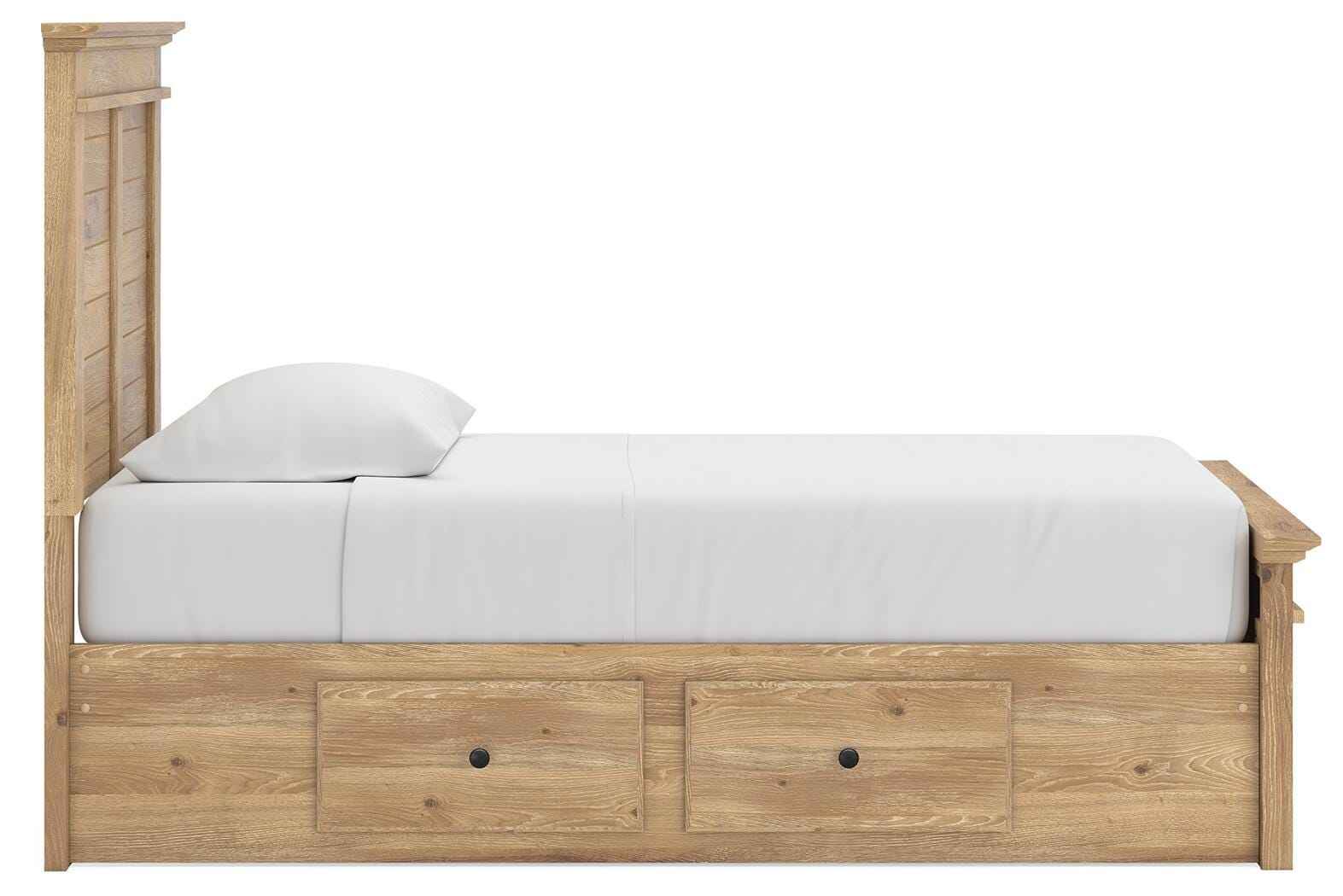 Makidern Tan Twin Panel Storage Bed - Image 23