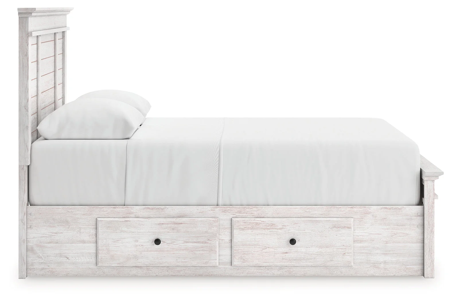Makidern Whitewash Queen Panel Storage Bed - Image 8