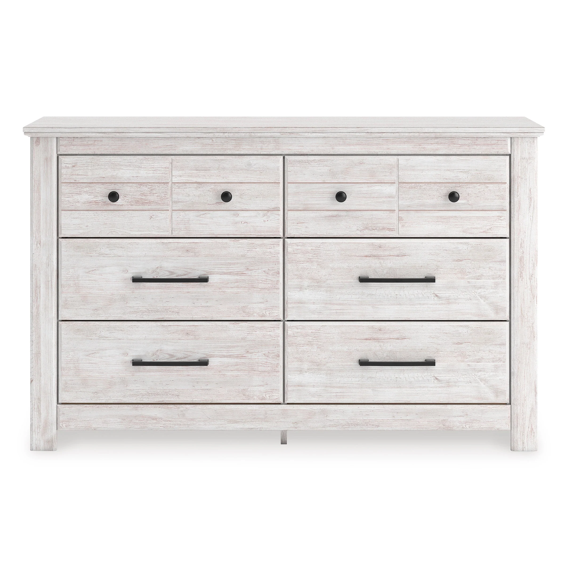 Makidern Whitewash Storage Panel Bedroom Set with 2 Footboard Drawers - Image 20
